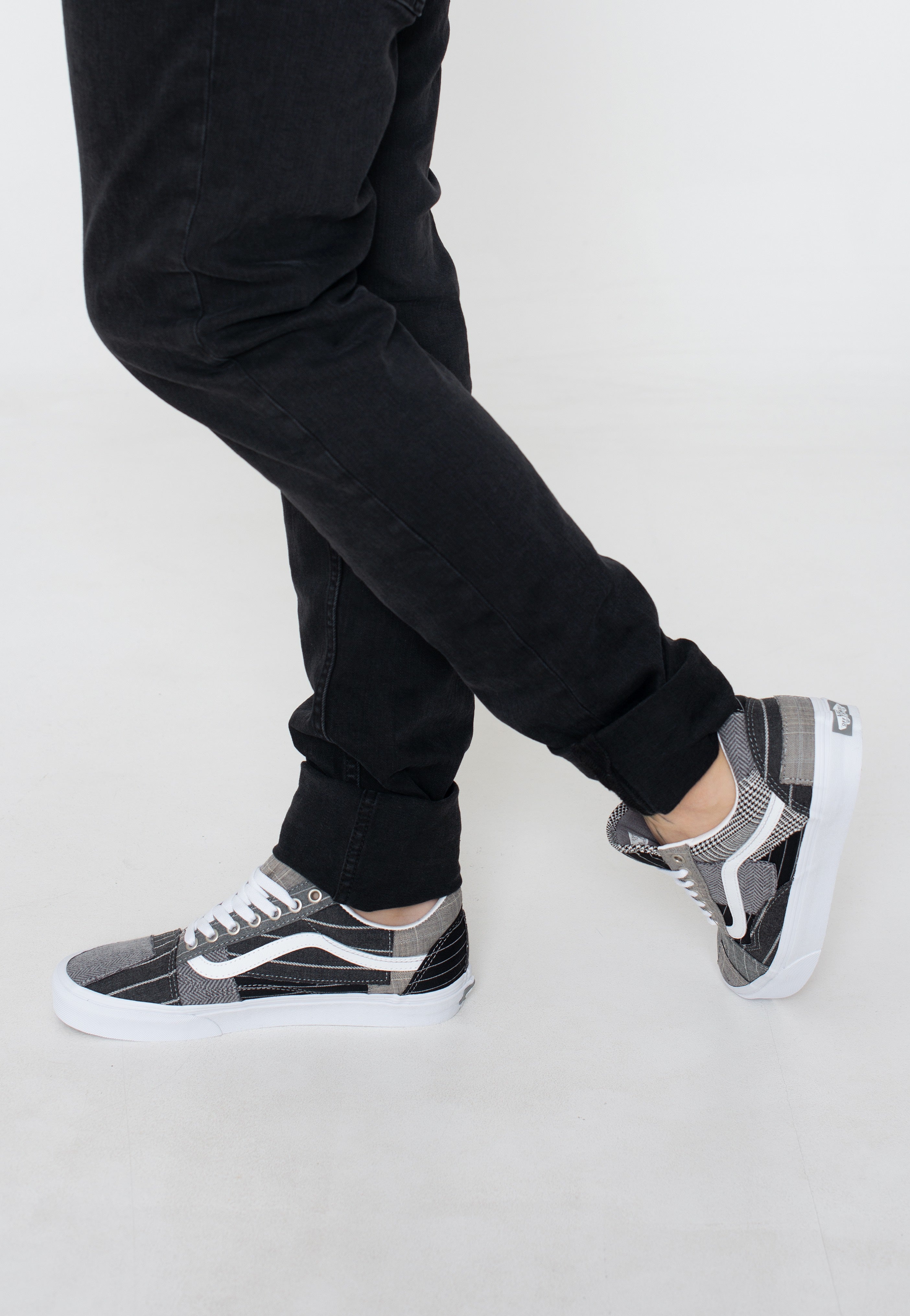 Vans - Old Skool Patchwork Conference Call Suiting Grey - Shoes | Neutral-Image