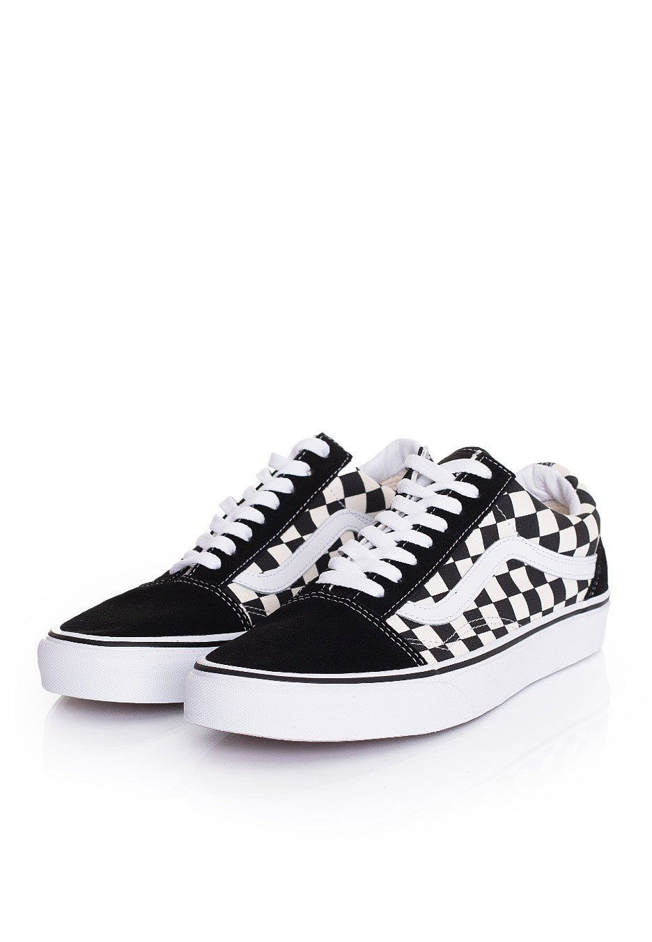 Vans - Old Skool (Primary Check) Black/White - Shoes | Neutral-Image
