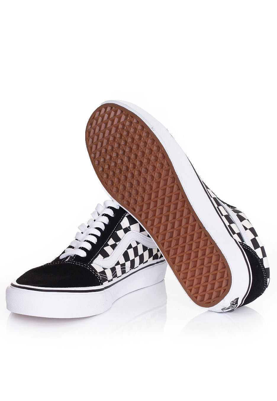 Vans - Old Skool (Primary Check) Black/White - Shoes | Neutral-Image