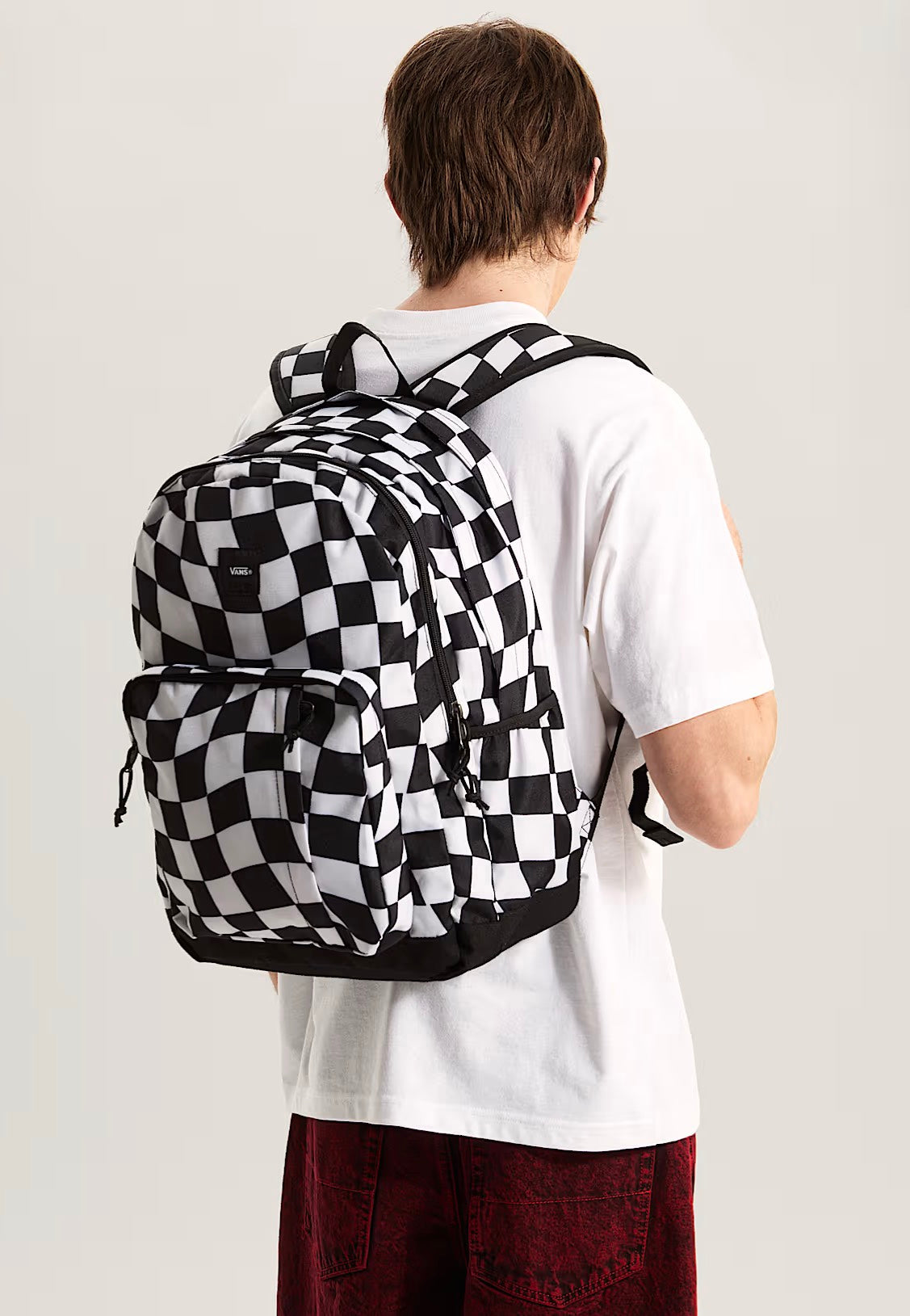 Vans - Old Skool Trek Checkerboard Marshmallow - Backpack | Neutral-Image