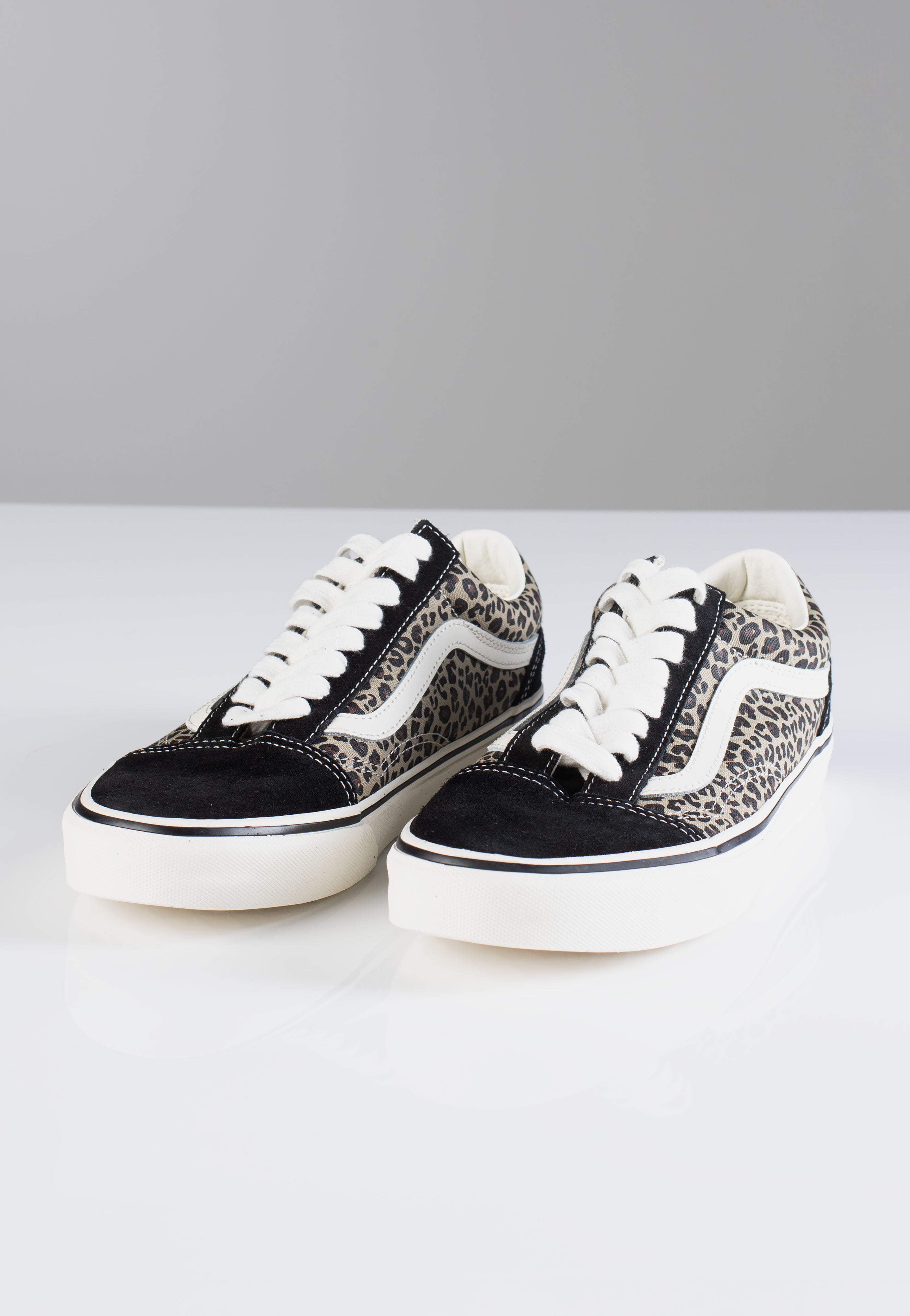 Vans - Old Skool Black/Leopard - Girl Shoes | Women-Image
