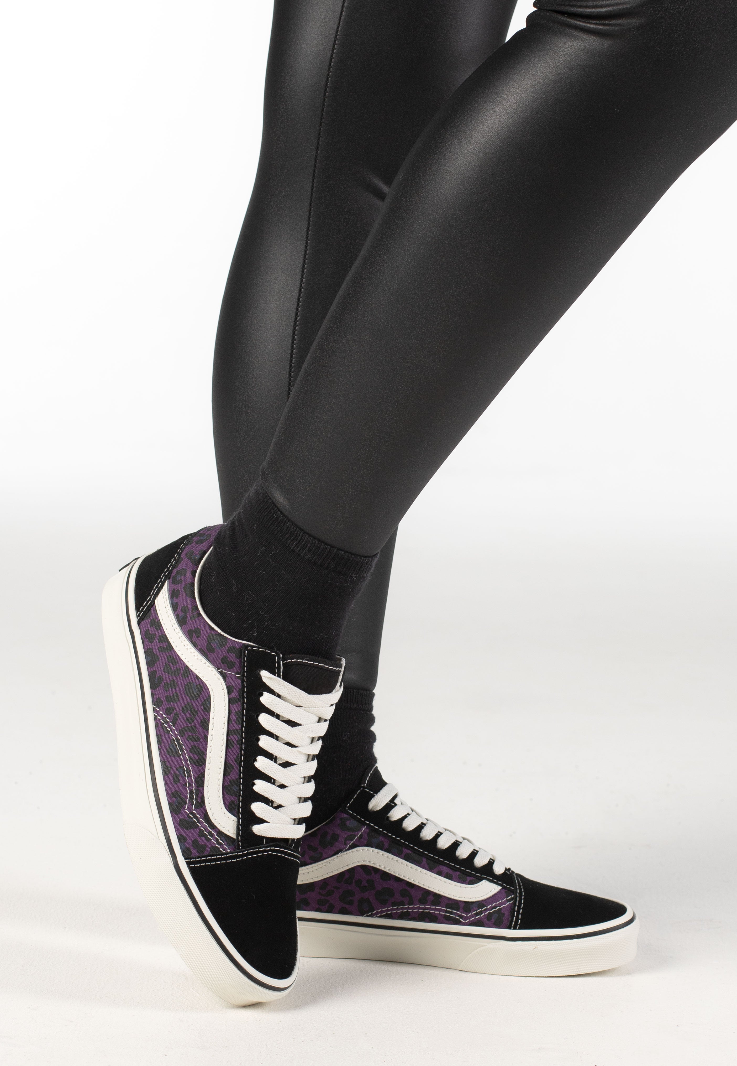 Vans - Old Skool Leopard/Purple - Girl Shoes | Women-Image
