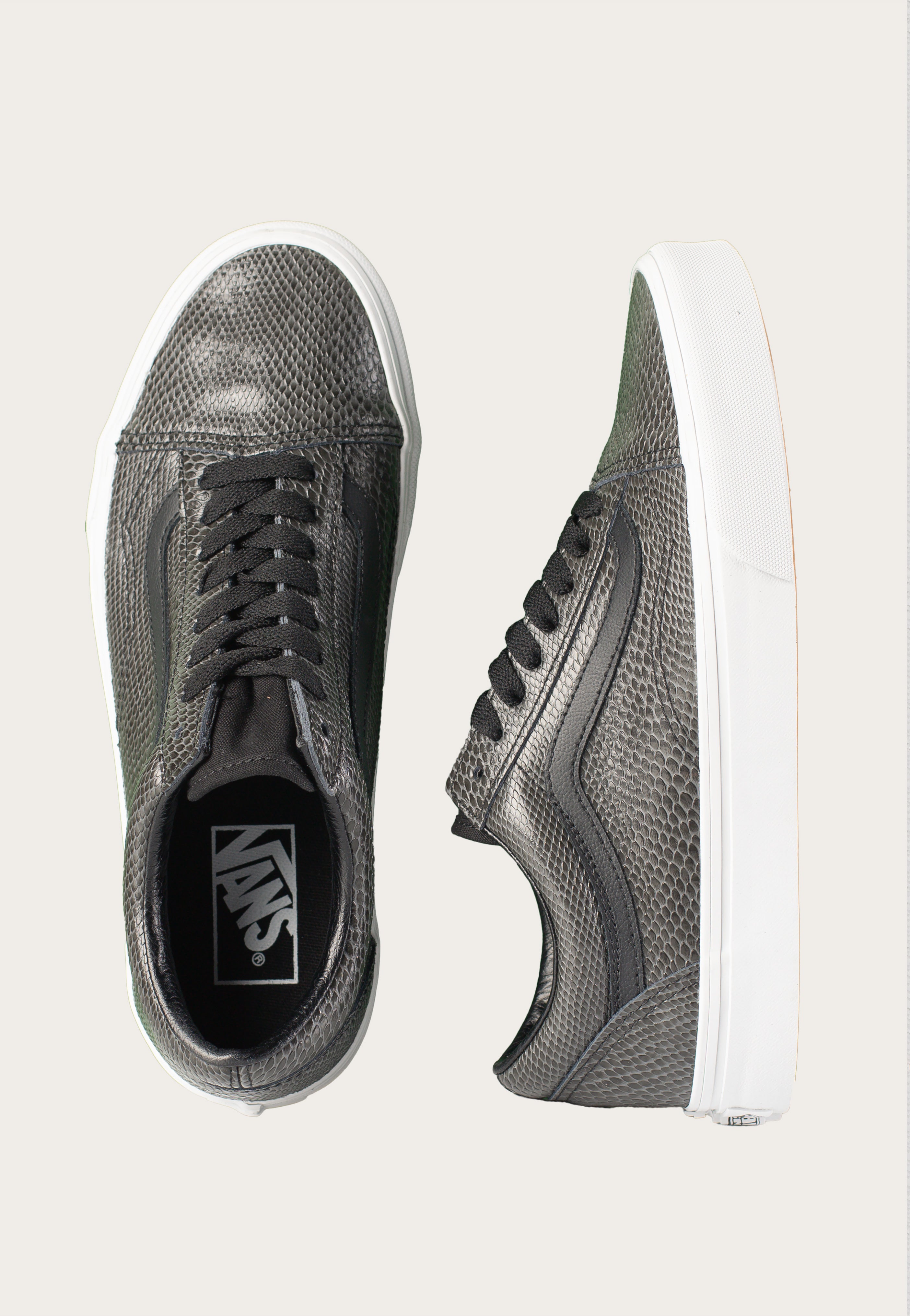Vans - Old Skool Snake Black - Girl Shoes | Women-Image