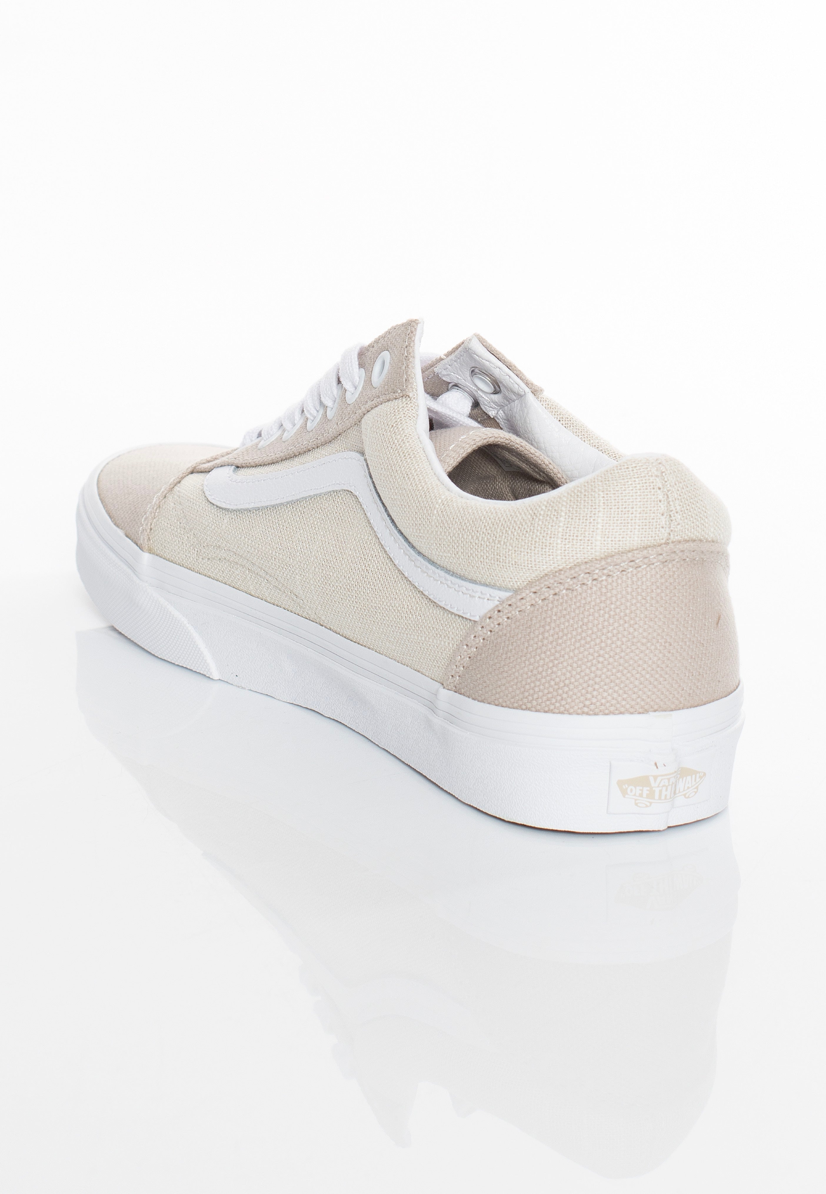 Vans - Old Skool Summer Linen Natural - Shoes | Neutral-Image