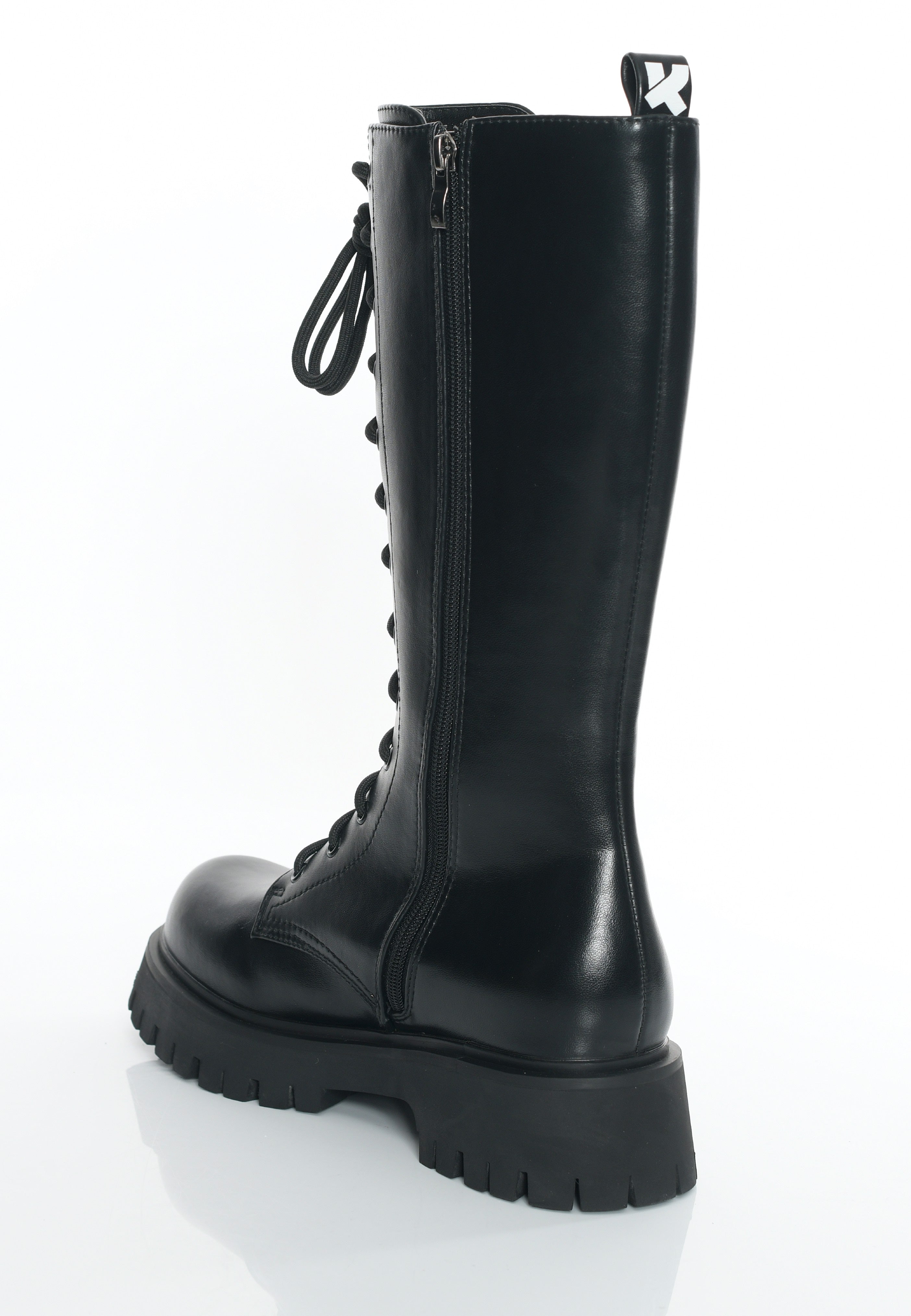 Koi Footwear - Deltora Lace Up Long Black  - Girl Shoes | Women-Image