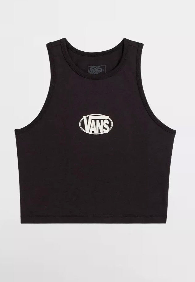 Vans - Oval Logo Black - Tank | Women-Image
