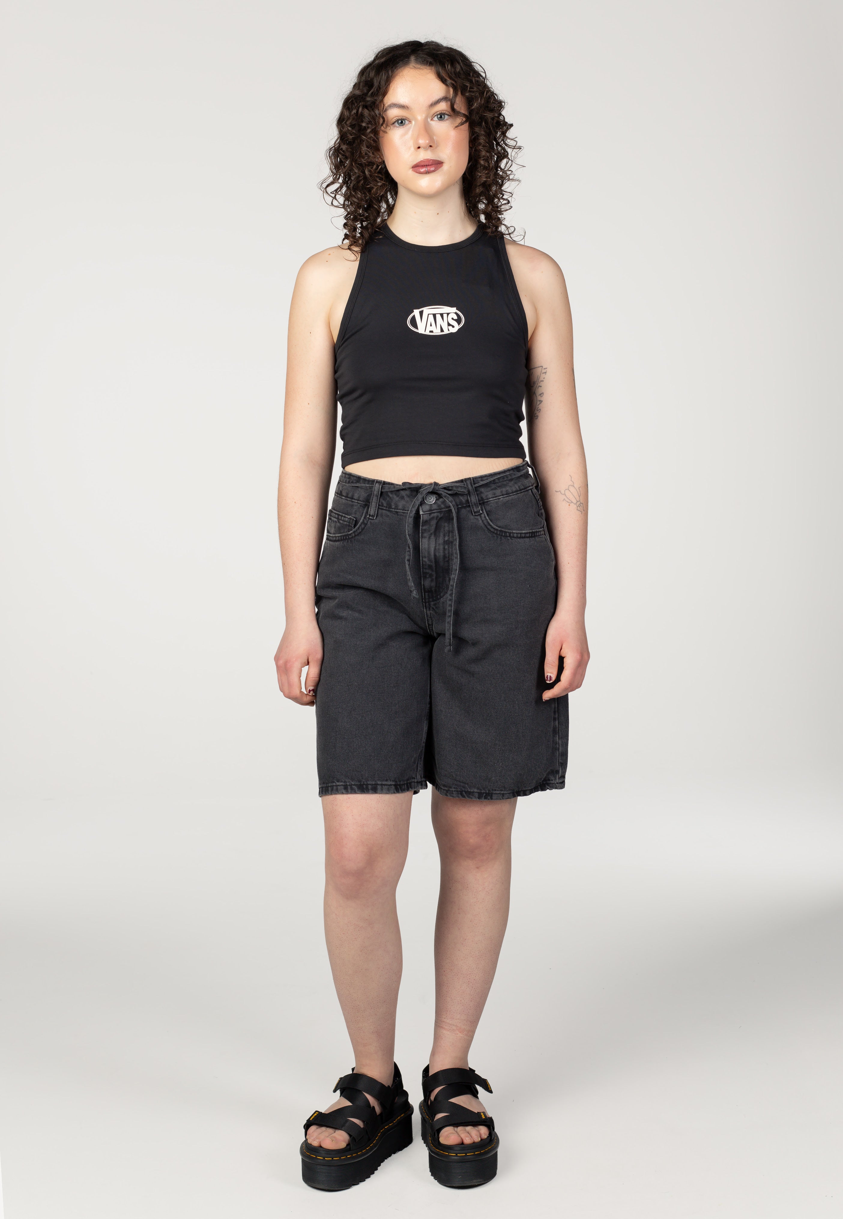 Vans - Oval Logo Black - Tank | Women-Image