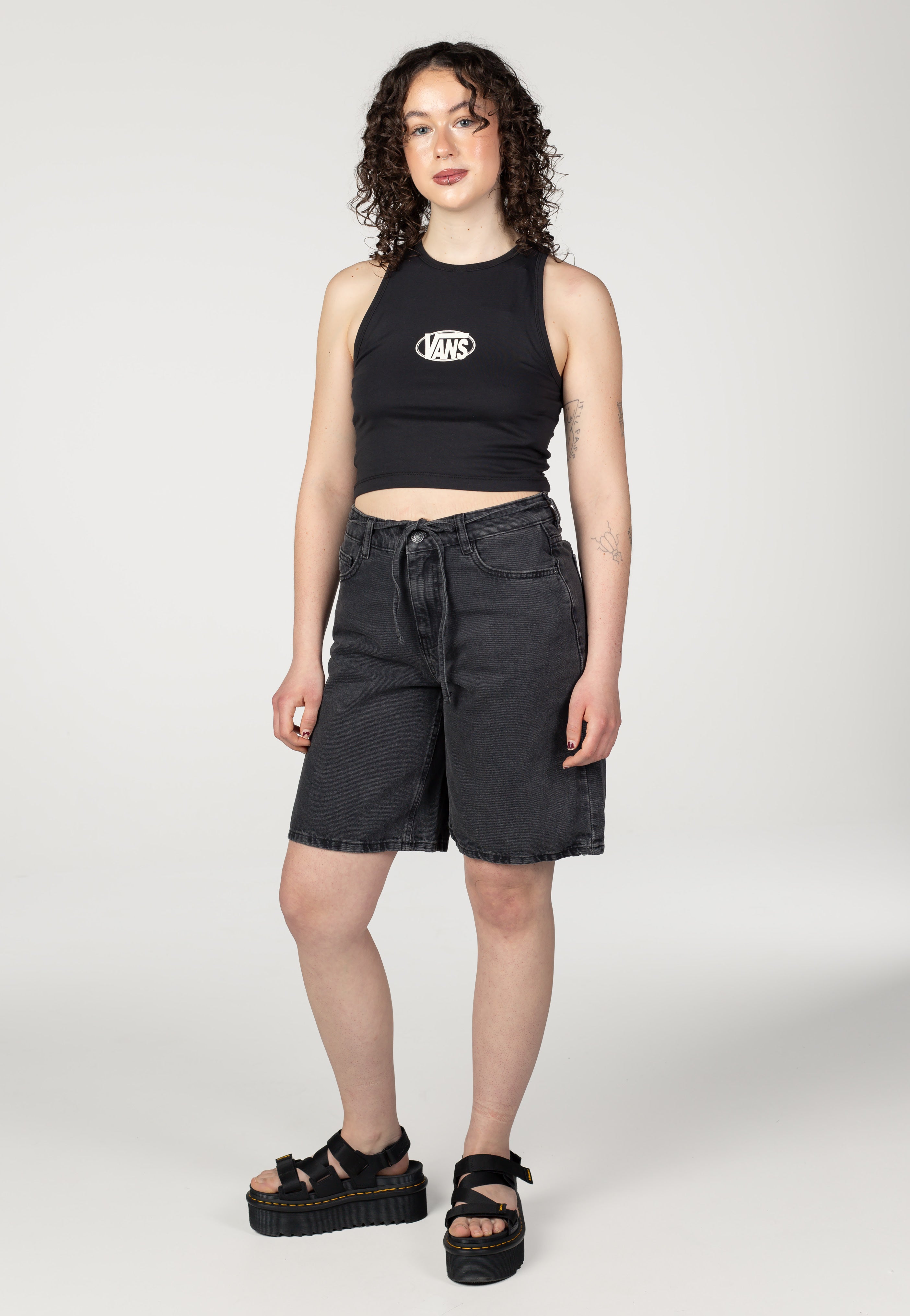 Vans - Oval Logo Black - Tank | Women-Image