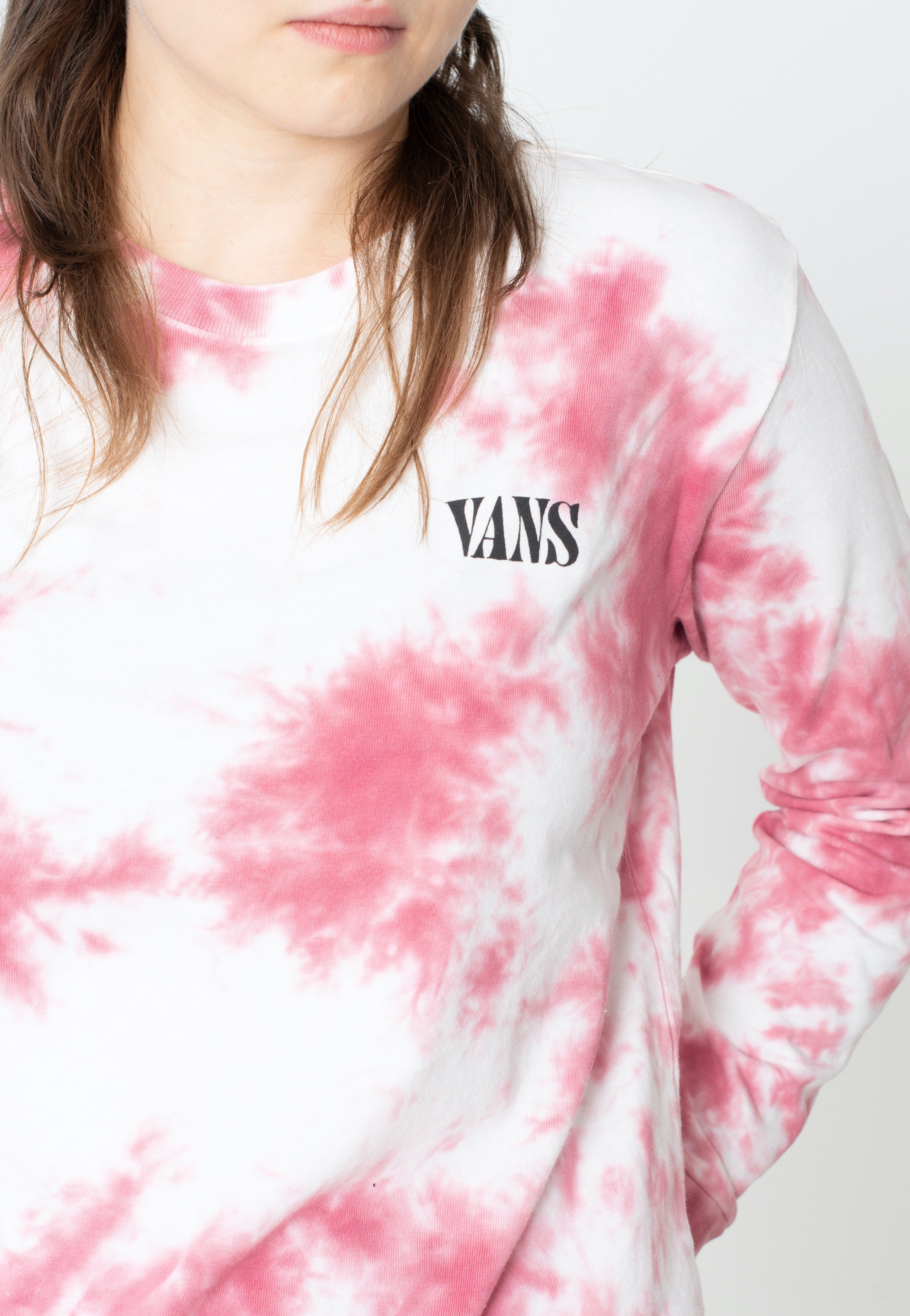 Vans - Oval Wash Rose Wine - Longsleeve | Women-Image