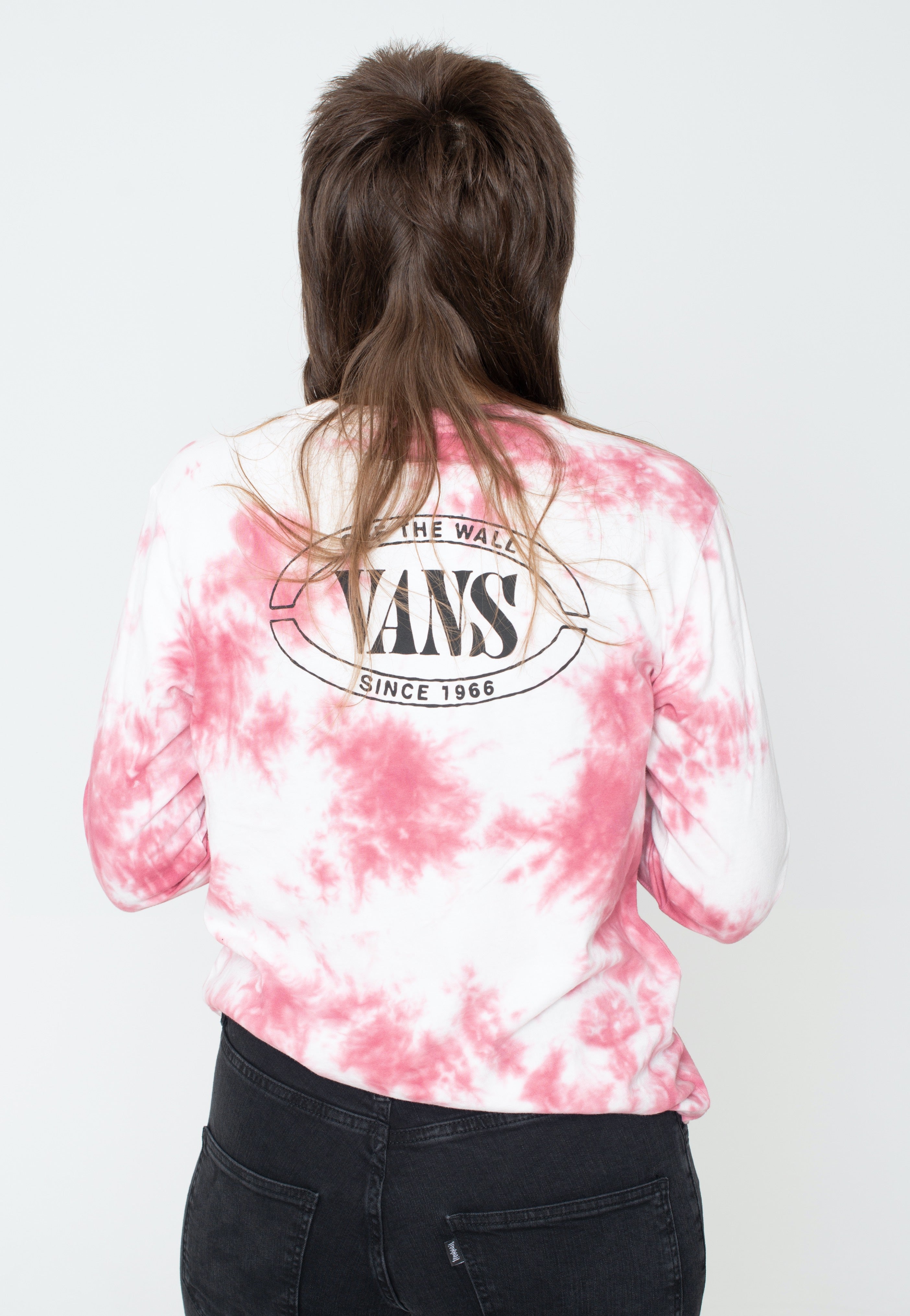 Vans - Oval Wash Rose Wine - Longsleeve | Women-Image