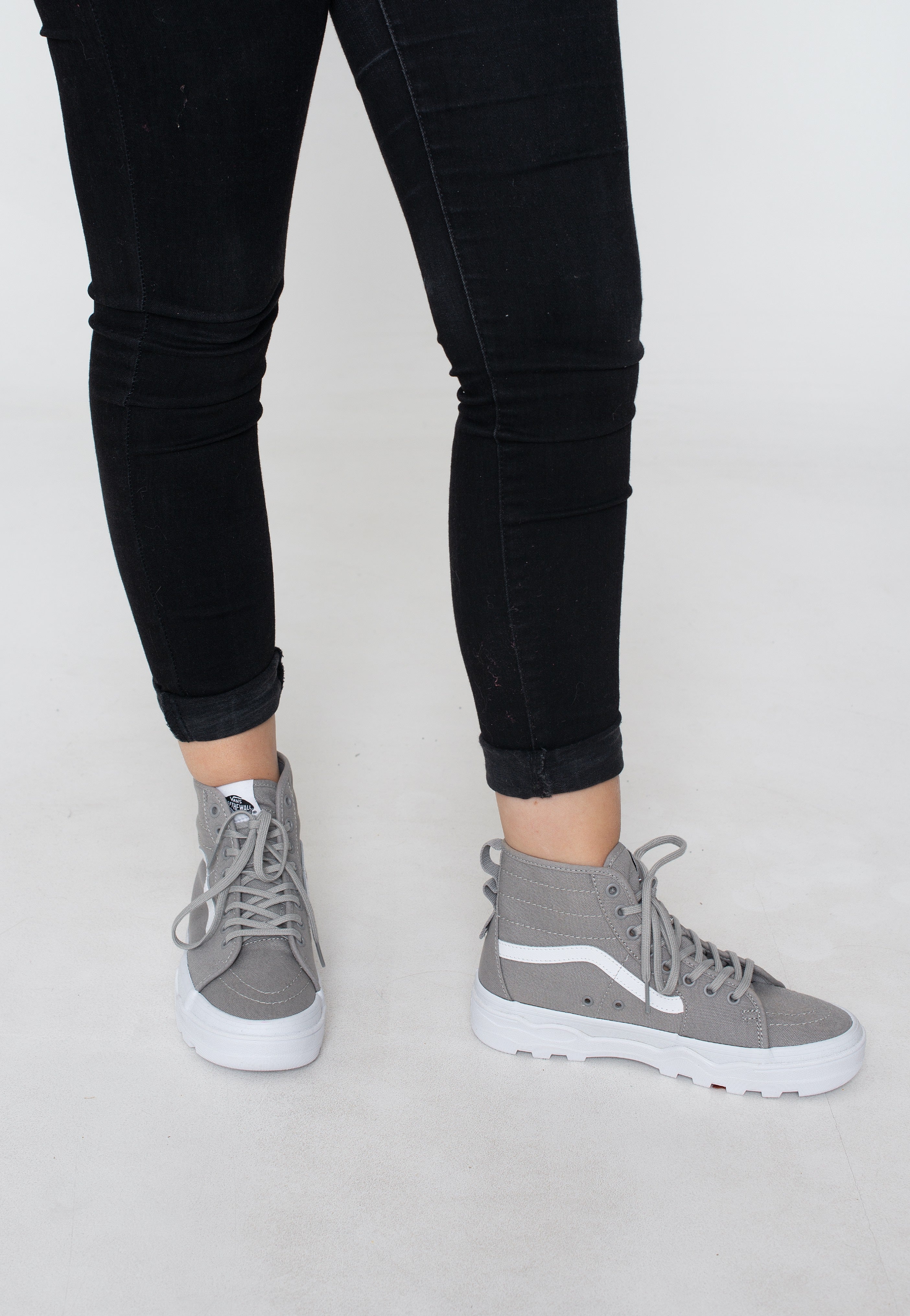 Vans - Sentry Sk8 Hi Heavy Canvas Drizzle - Girl Shoes | Women-Image