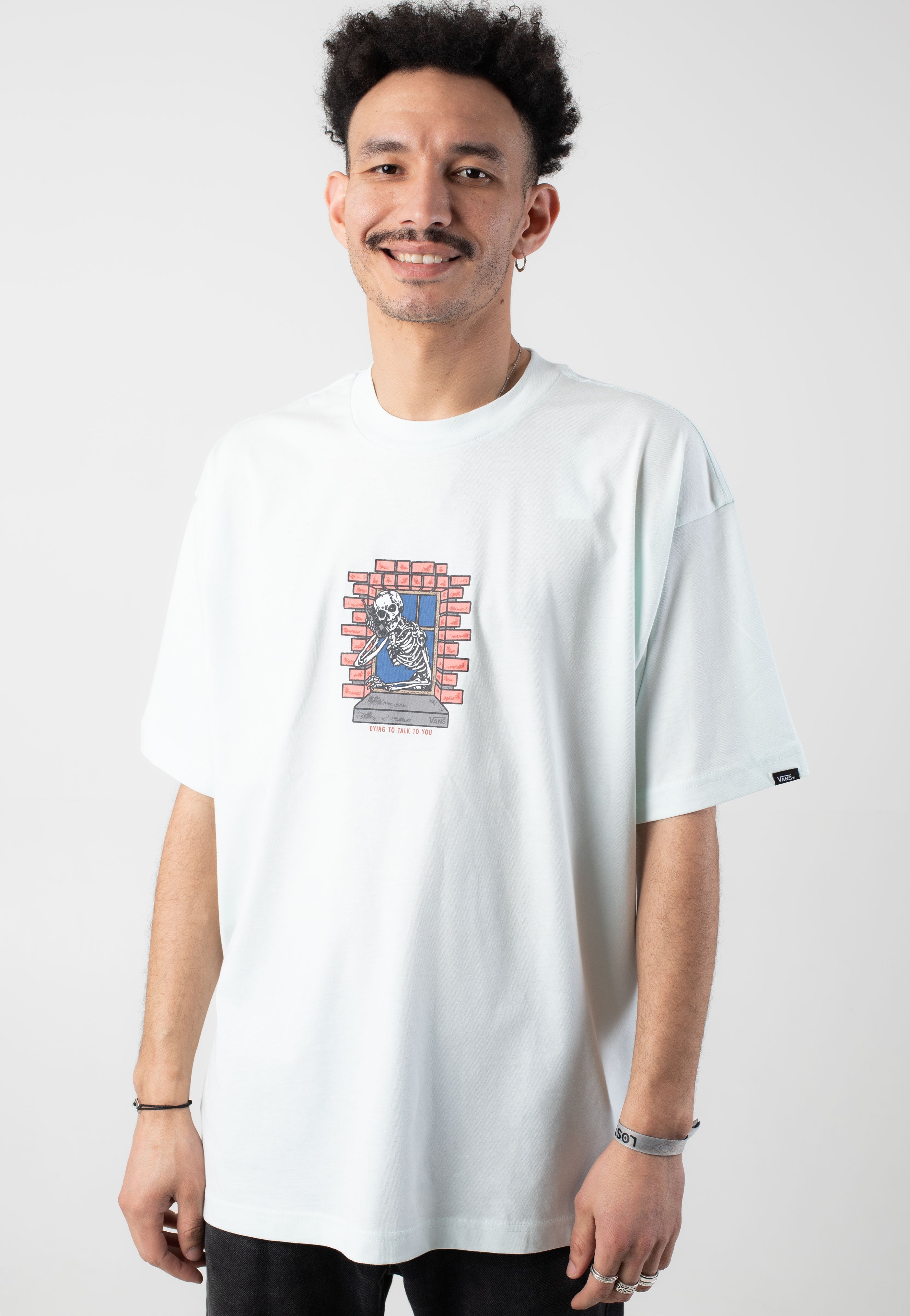 Vans - Skull Window Hint Of Mint - T-Shirt | Men-Image