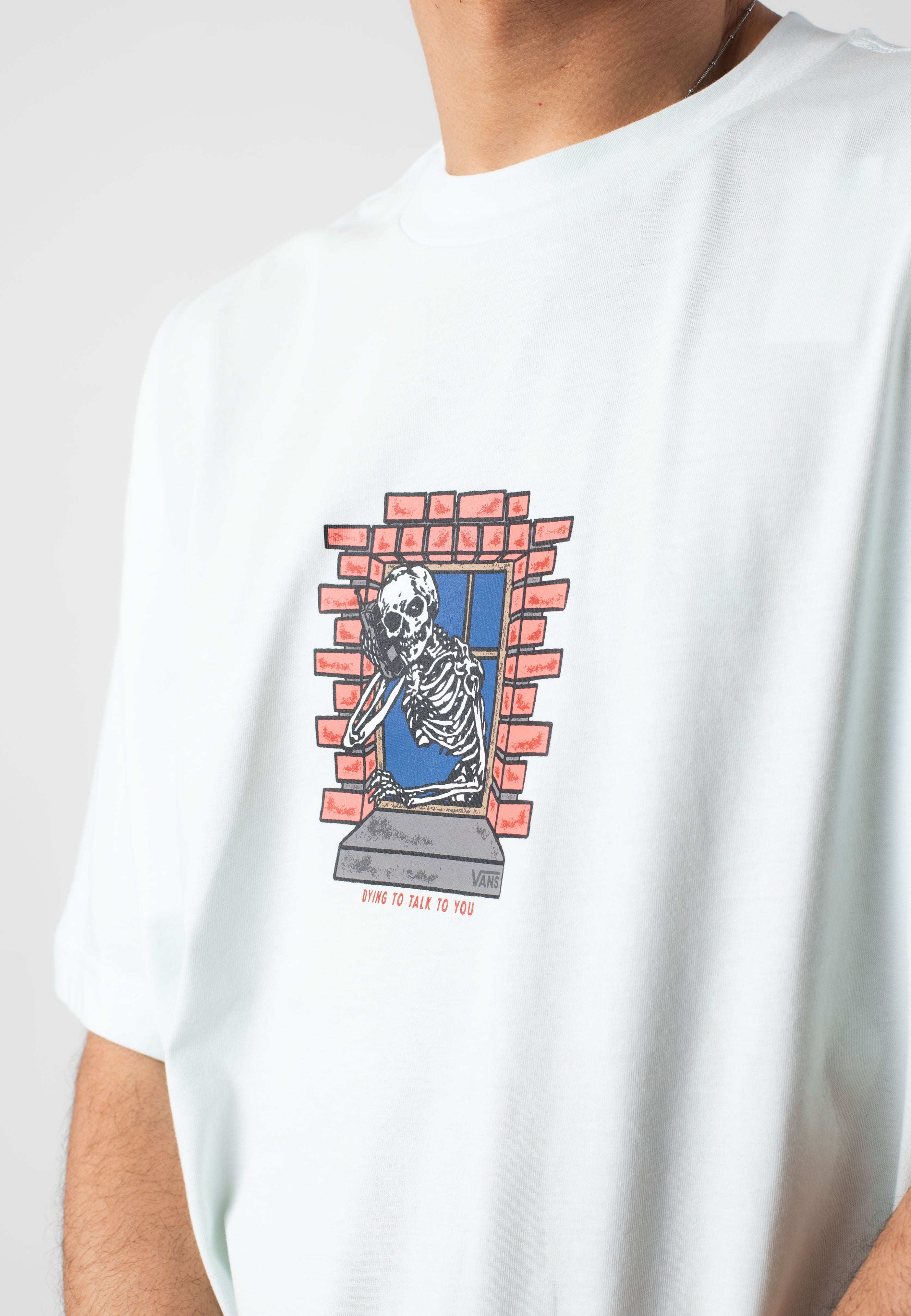 Vans - Skull Window Hint Of Mint - T-Shirt | Men-Image