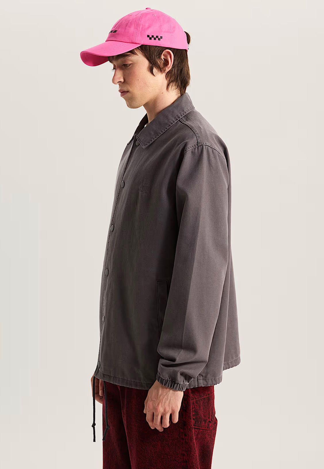 Vans - Torrey Pigment Canvas Coaches Asphalt - Jacket | Men-Image