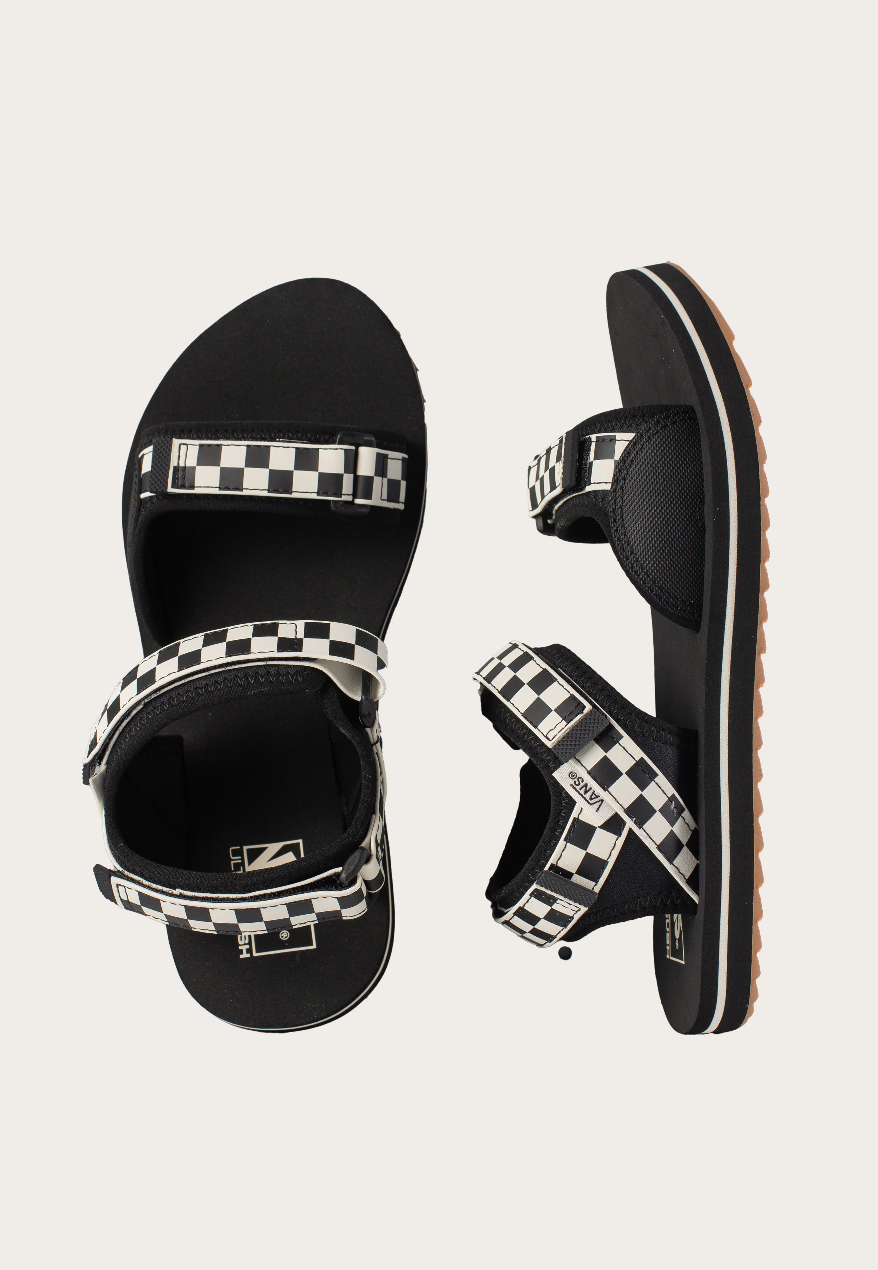 Vans - Tri-Lock Black/Marshmallow - Girl Sandals | Women-Image