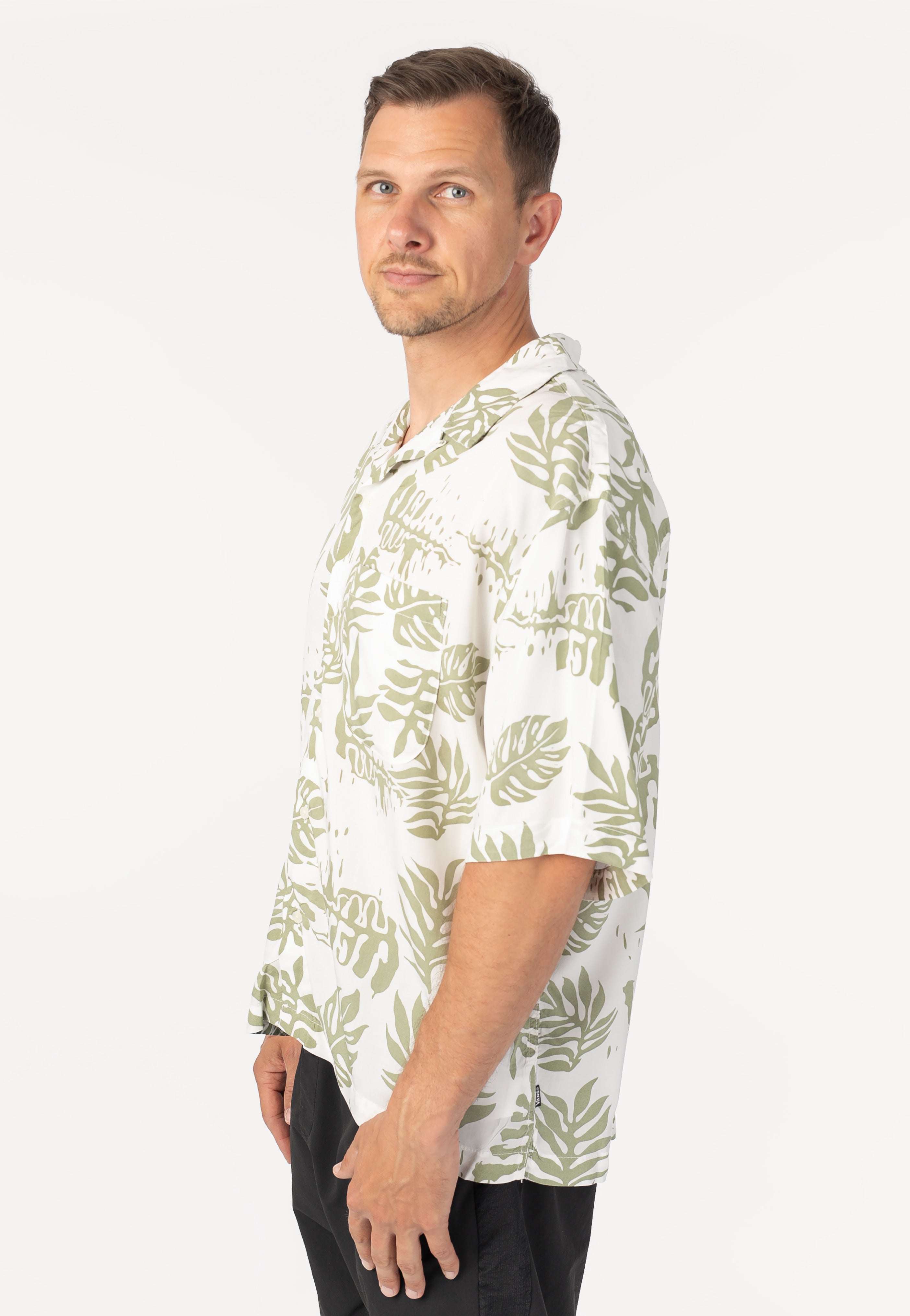 Vans - Van Doren Printed Camp 3 Soft Sage - Shirt | Men-Image