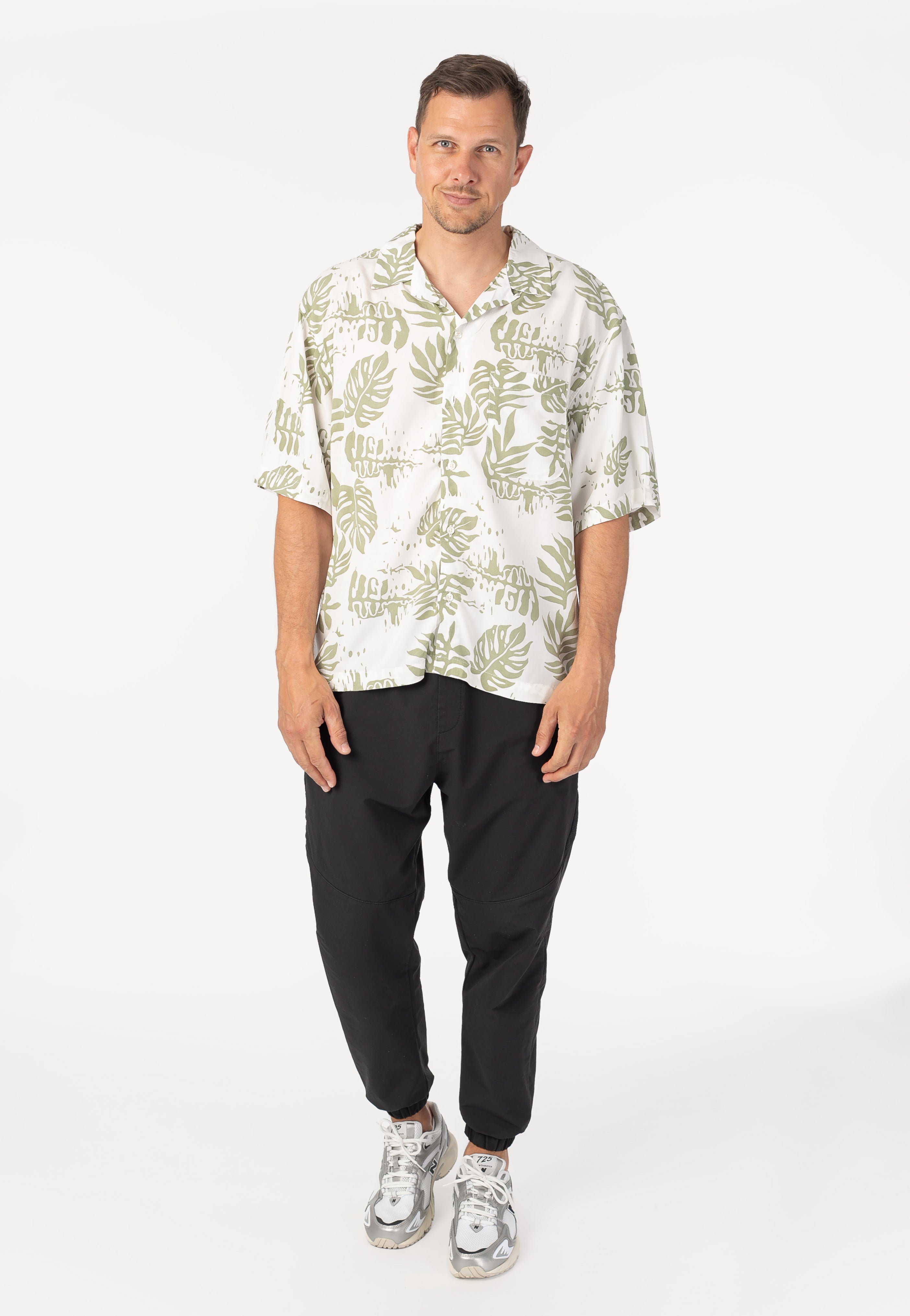 Vans - Van Doren Printed Camp 3 Soft Sage - Shirt | Men-Image