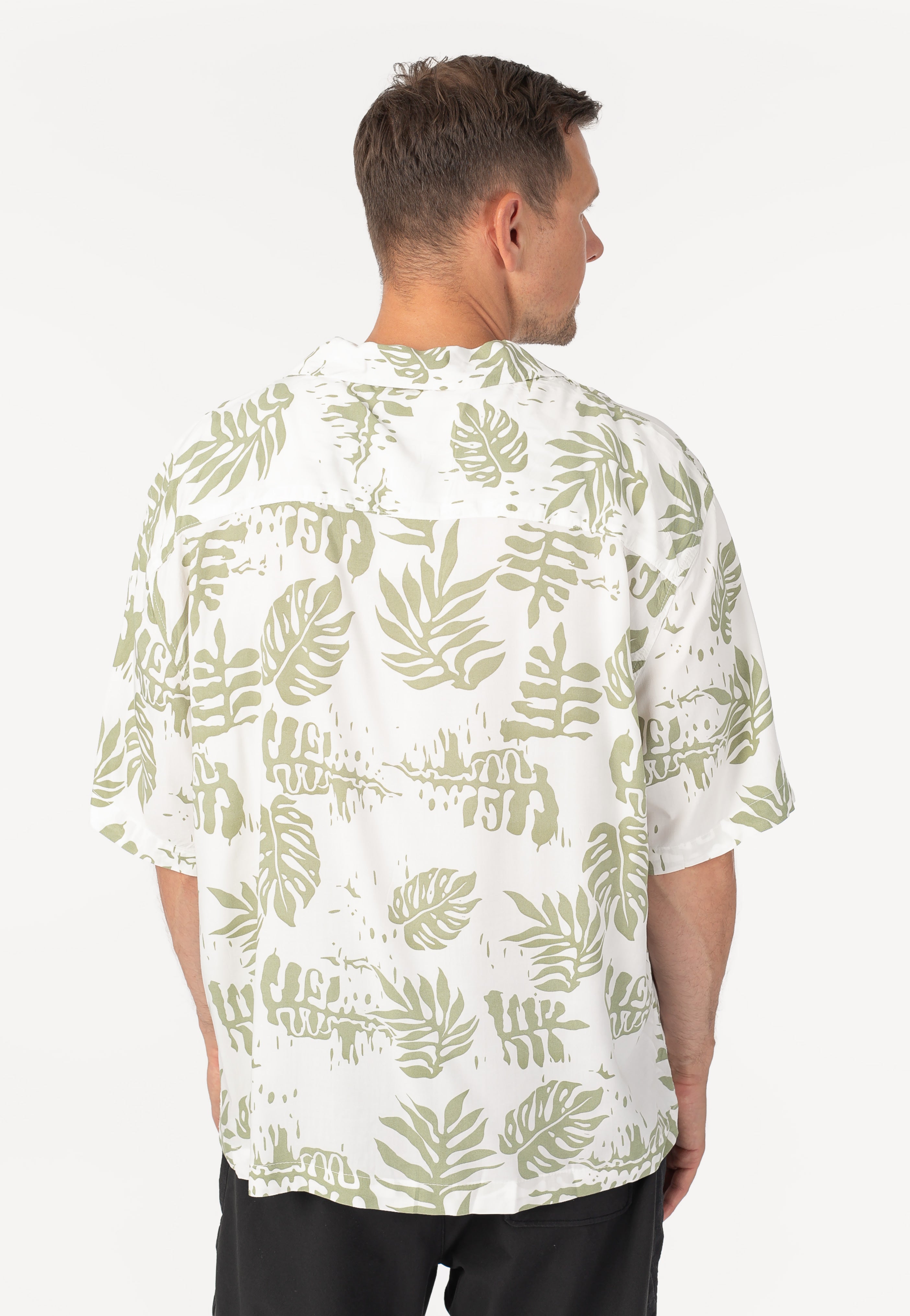 Vans - Van Doren Printed Camp 3 Soft Sage - Shirt | Men-Image