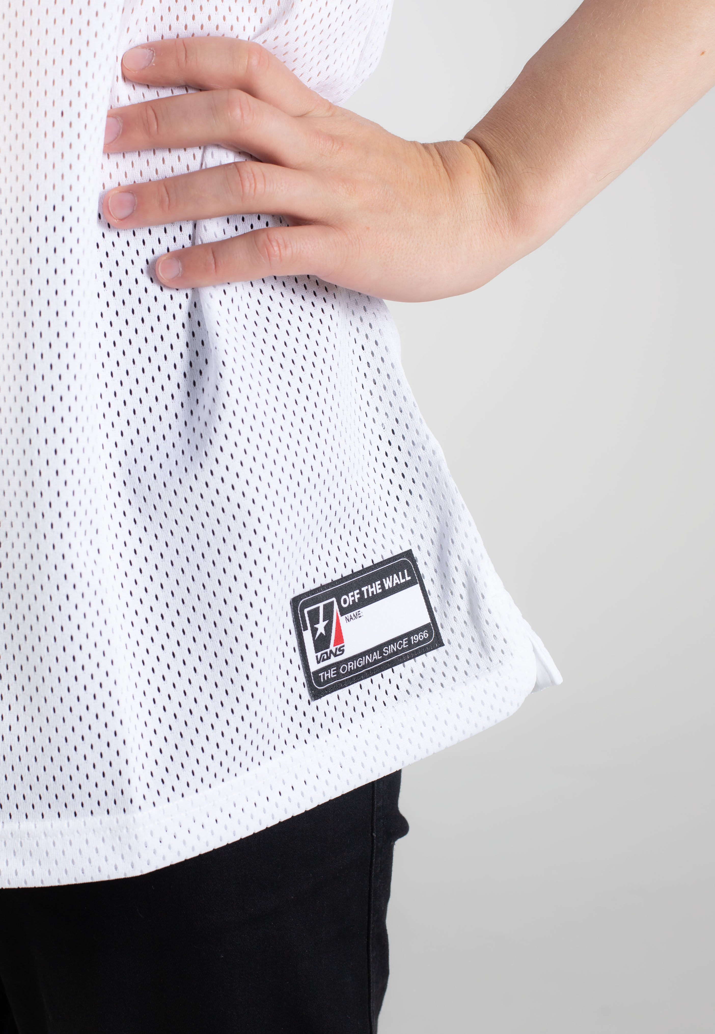 Vans - Vans Arched Football Jersey White - T-Shirt | Men-Image