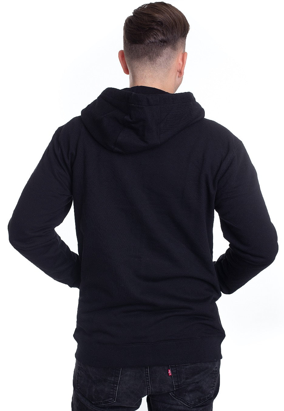 Vans - Vans Classic Zip Hoodie II Black/White - Zipper | Men-Image