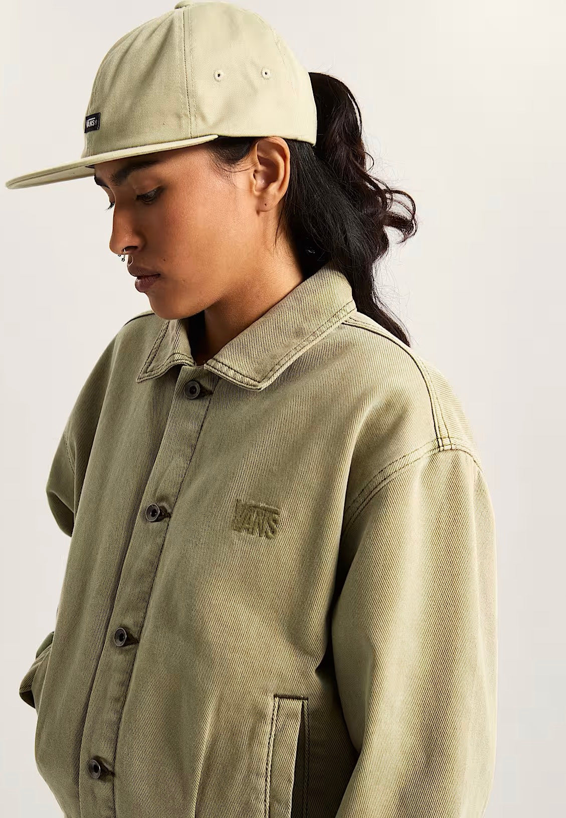 Vans - Womens Pomona Soft Sage - Jeans Jacket | Women-Image