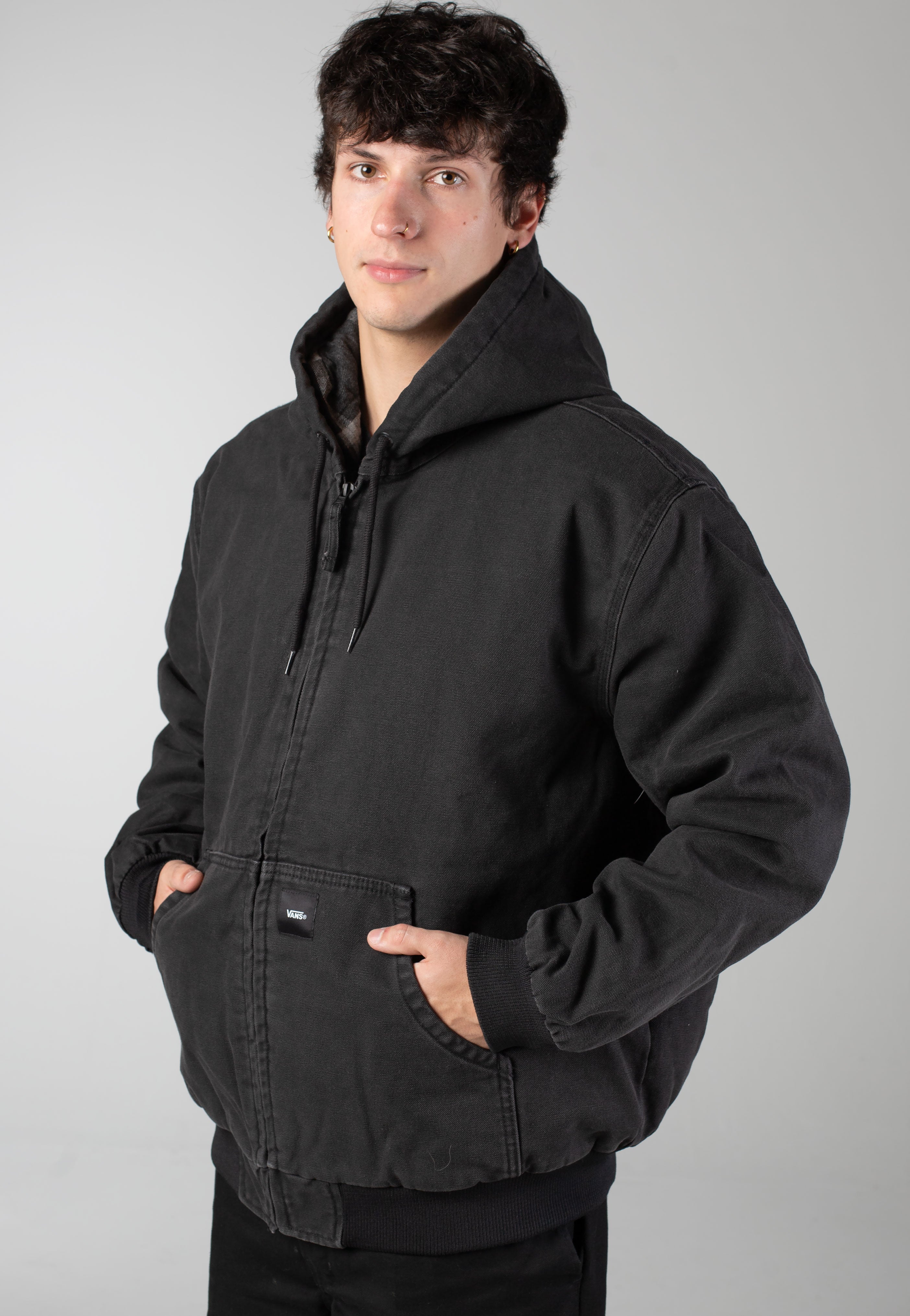 Vans - Workwear Canvas Full Zip Black - Kurtka | Impericon