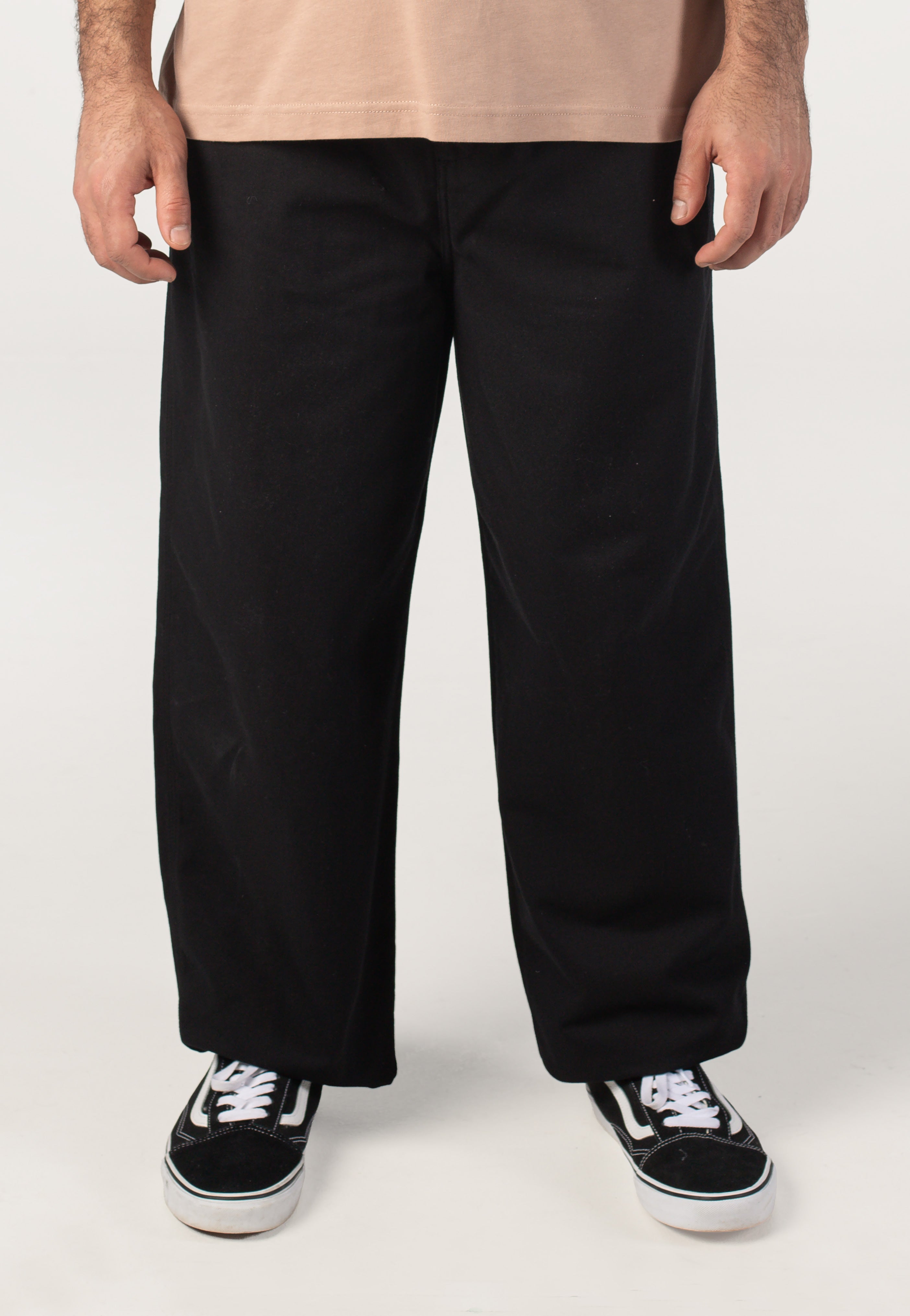 Carhartt WIP - Holden Garment Dyed Black - Pants | Men-Image