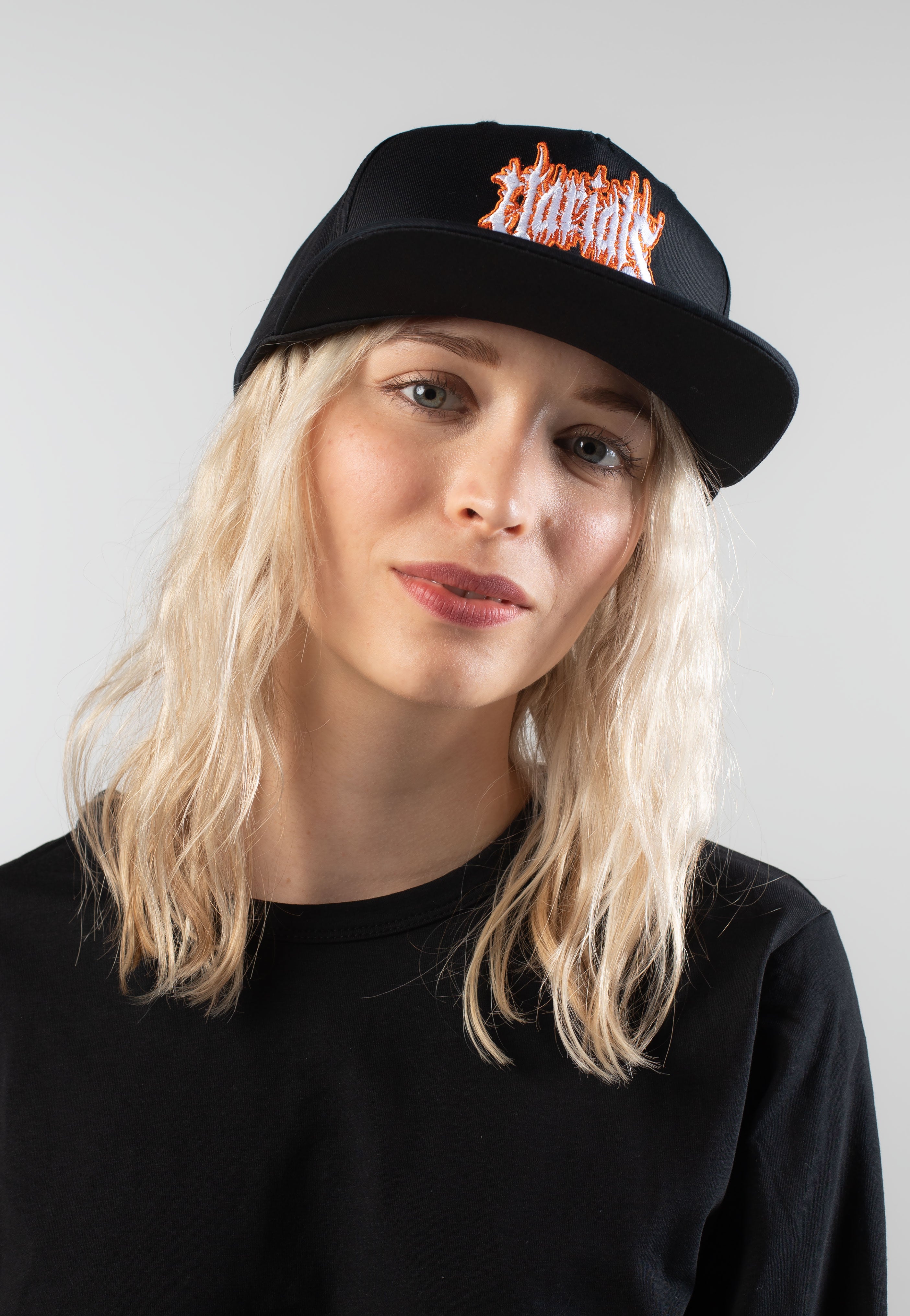 Varials - Orange Outline Logo Snapback - Cap | Neutral-Image