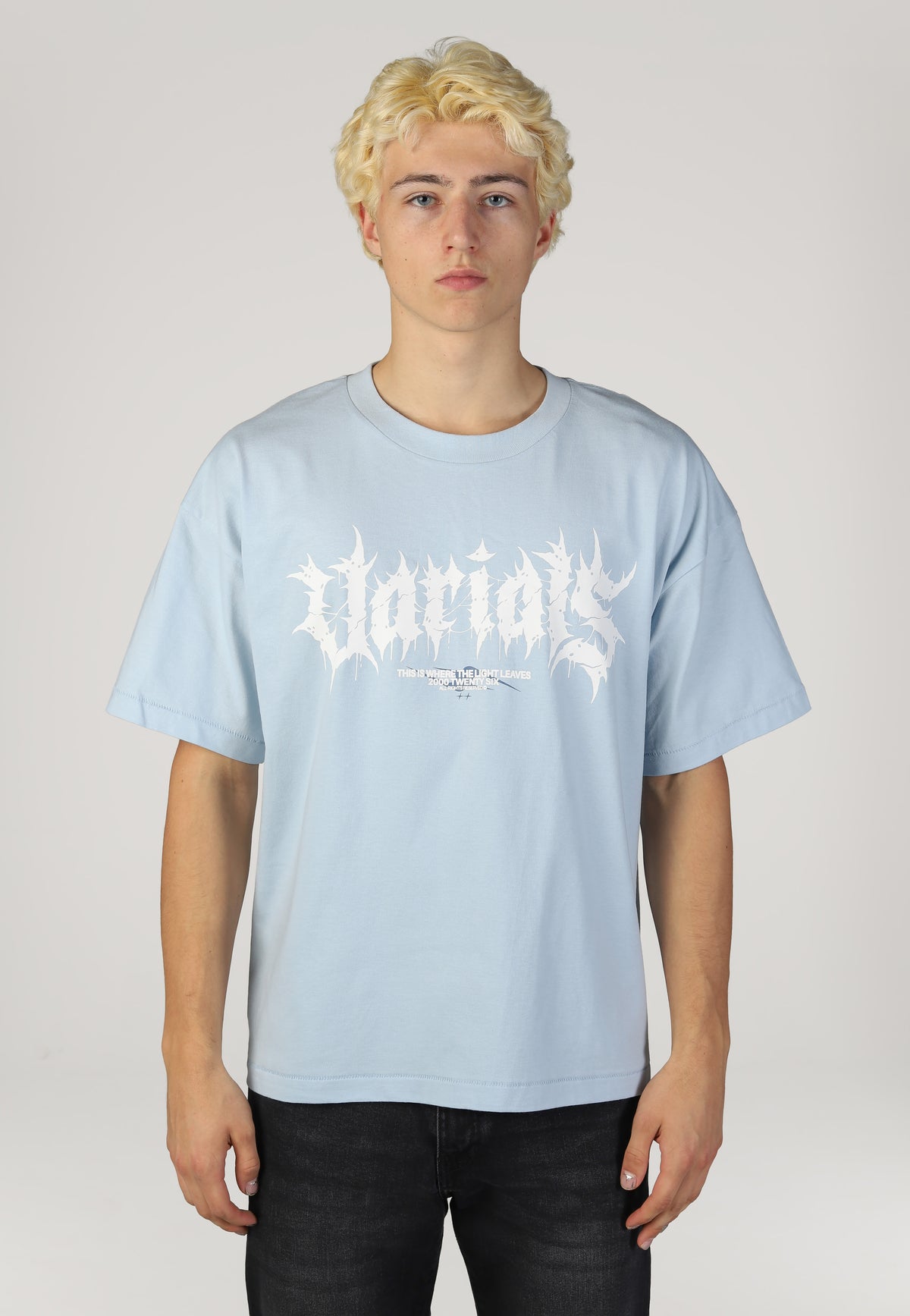 Varials Stacked Light Blue Camiseta | Men-Image