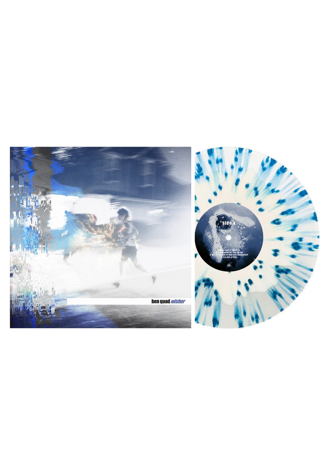 Ben Quad - Wisher Ltd. Bone In Clear w/ Blue - Splattered Vinyl | Neutral-Image