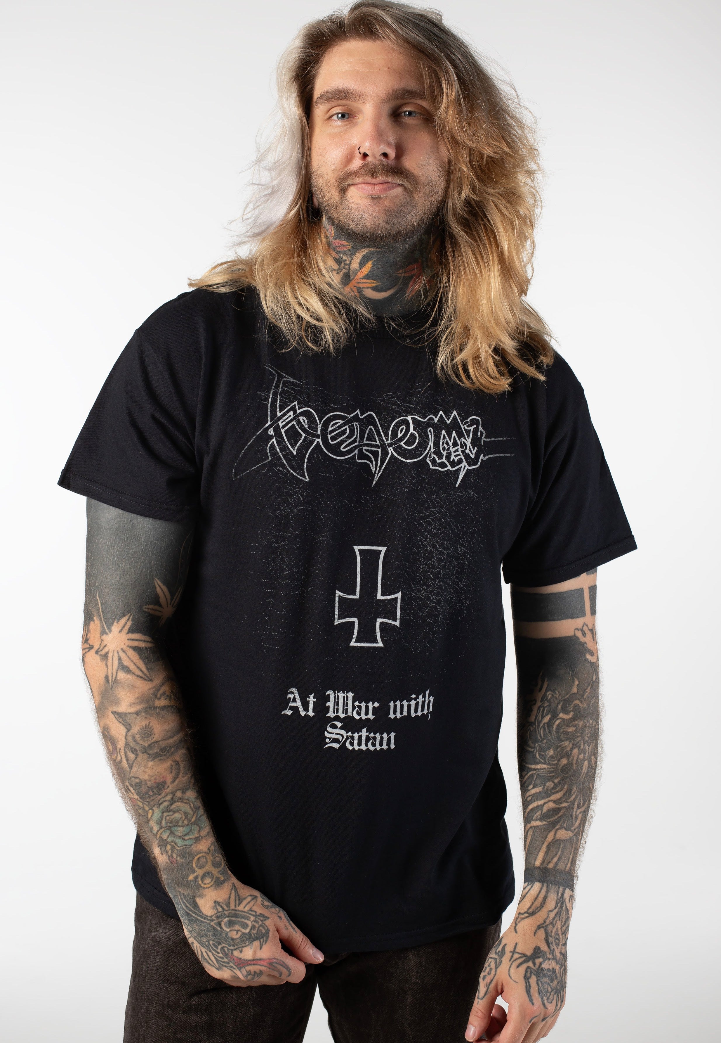 Venom - At War With Satan - T-Shirt | Men-Image
