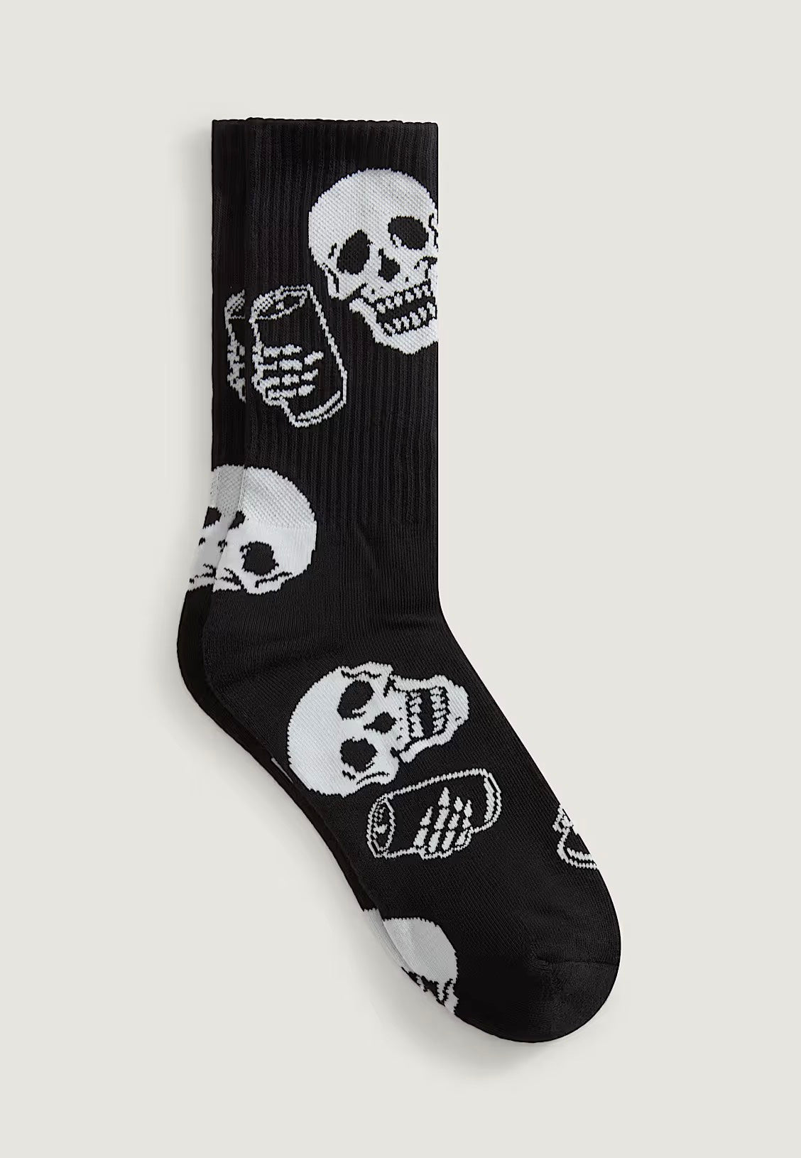 Vans - Verne Crew Black/White - Socks | Neutral-Image