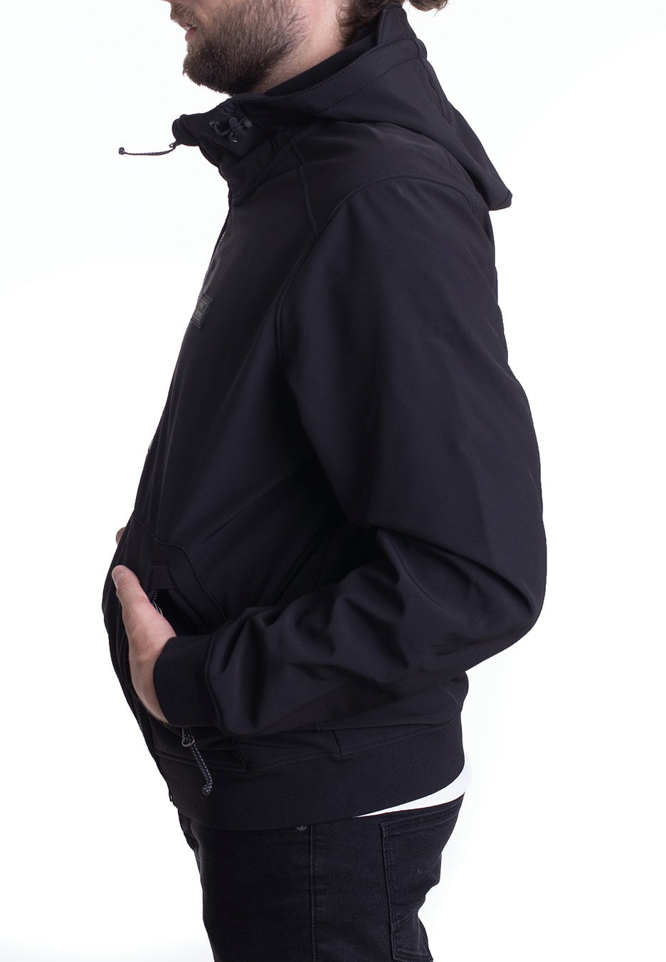 Vintage Industries Ashore Softshell Black Bunda | Men-Image