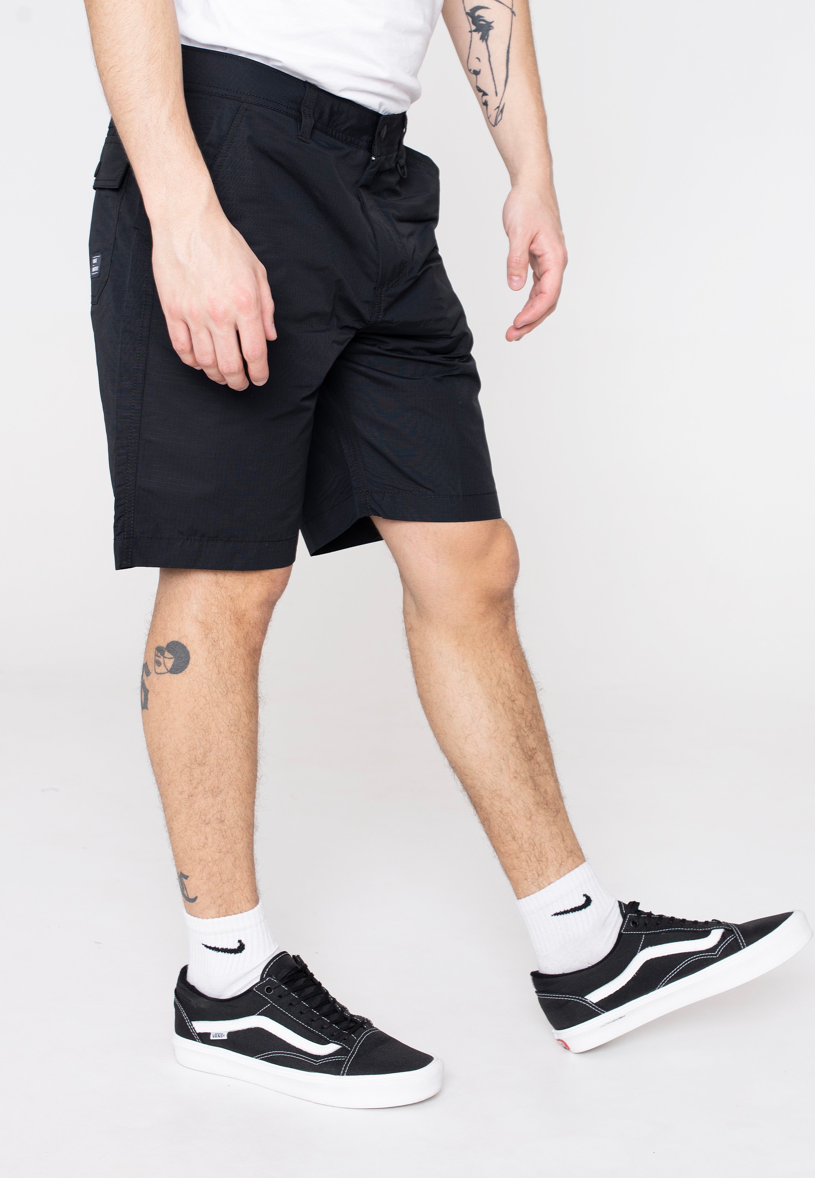 Vintage Industries - Angus Black - Shorts | Men-Image