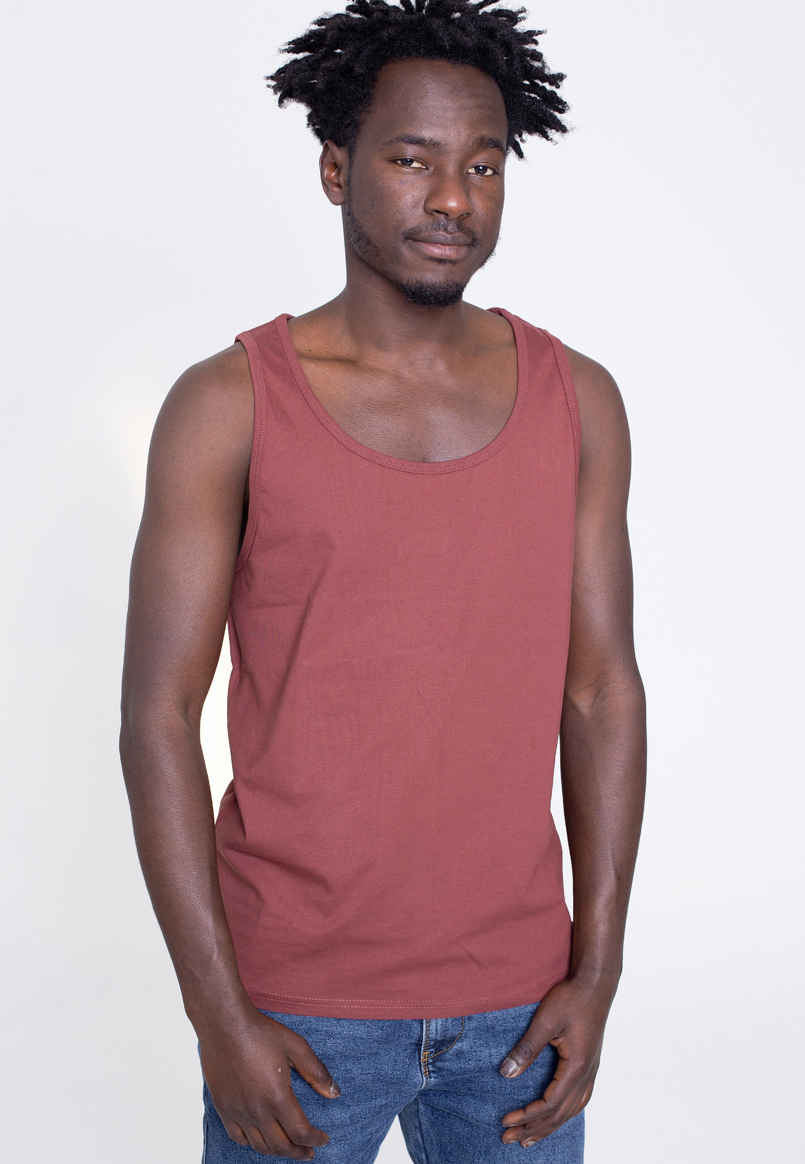 Vintage Industries - Cruzer Singlet Oxblood - Tank | Men-Image