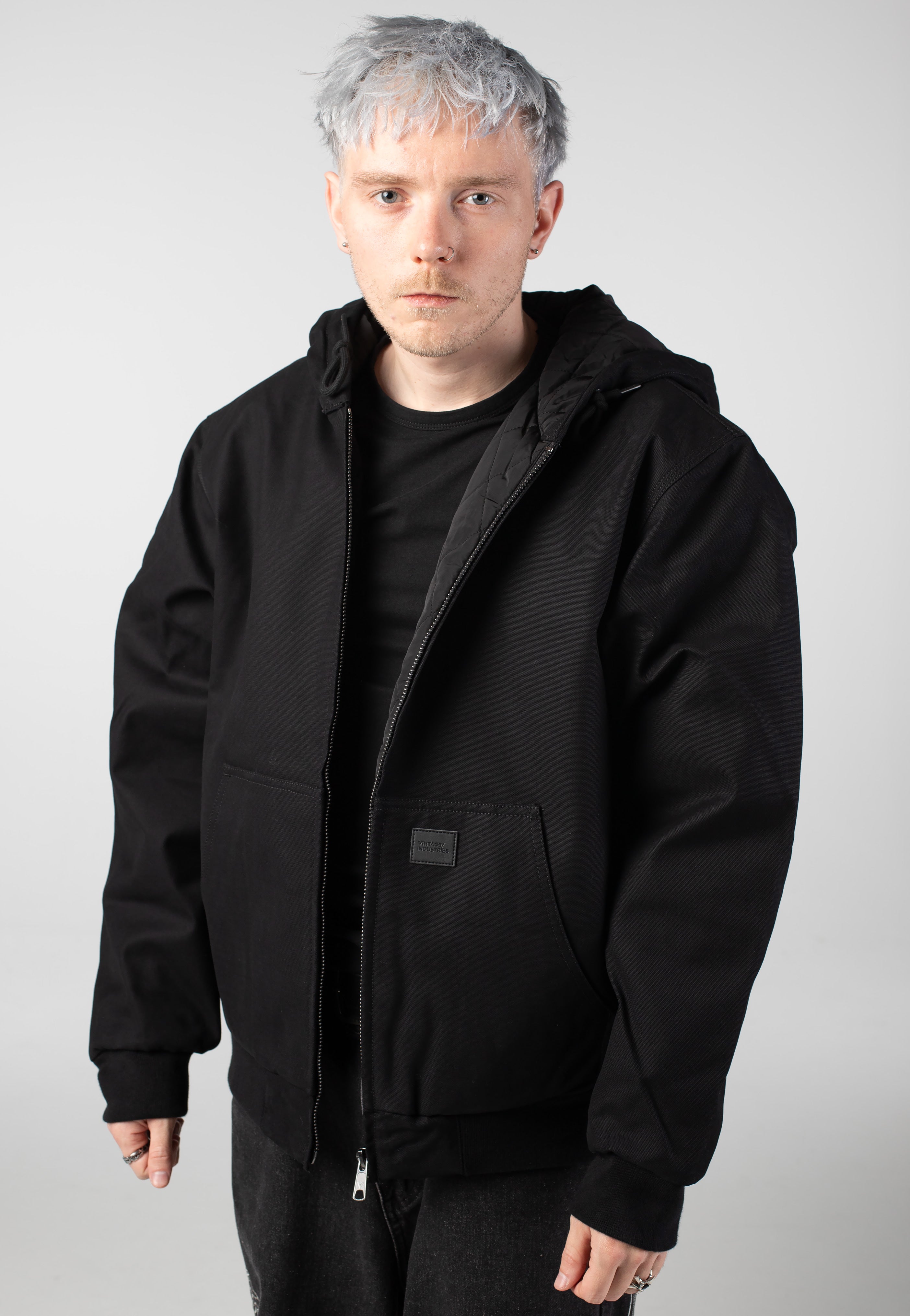 Vintage Industries - Dallas Black - Jacket | Men-Image