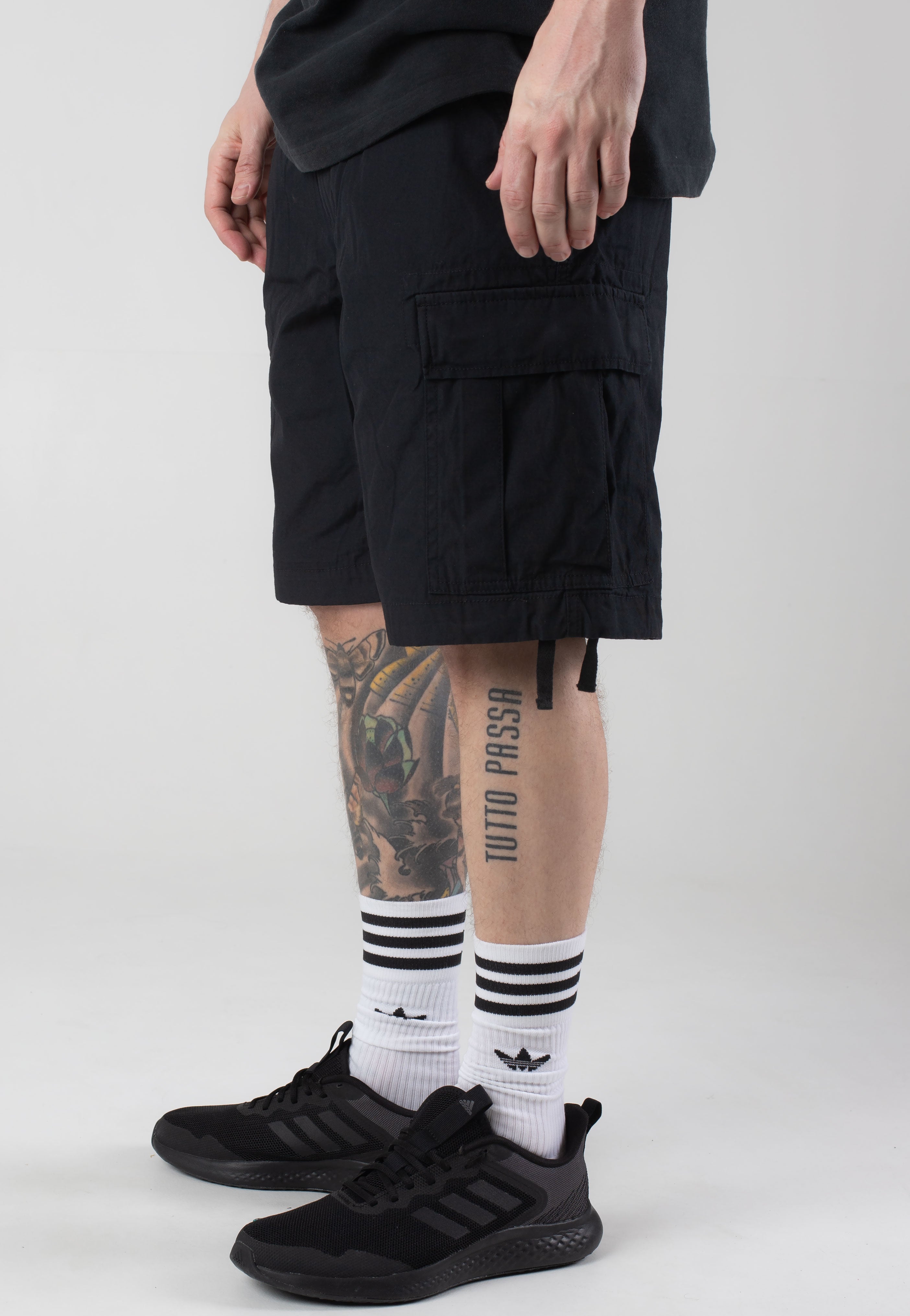 Vintage Industries - Davis Black - Shorts | Men-Image
