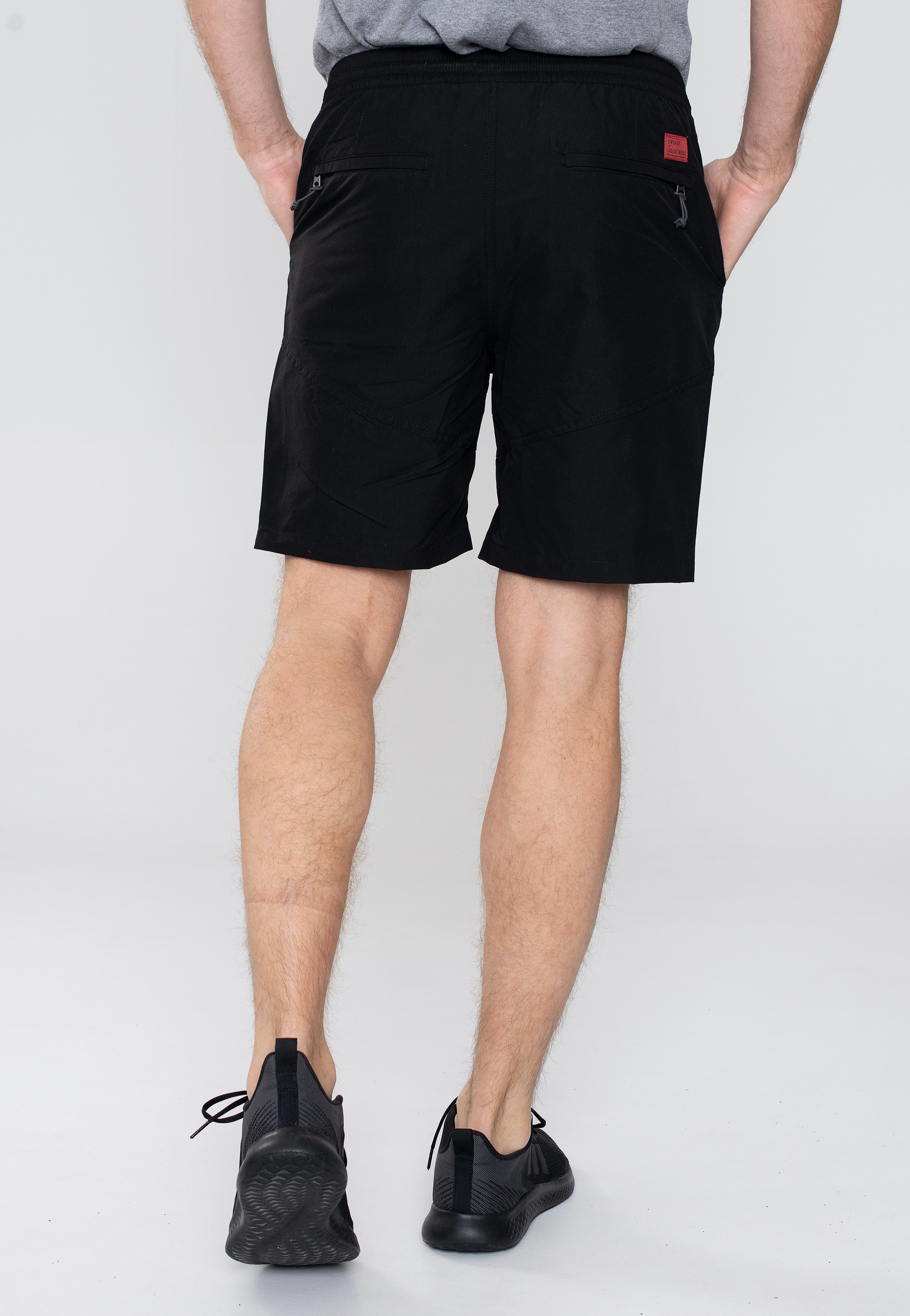 Vintage Industries - Eton Black - Shorts | Men-Image