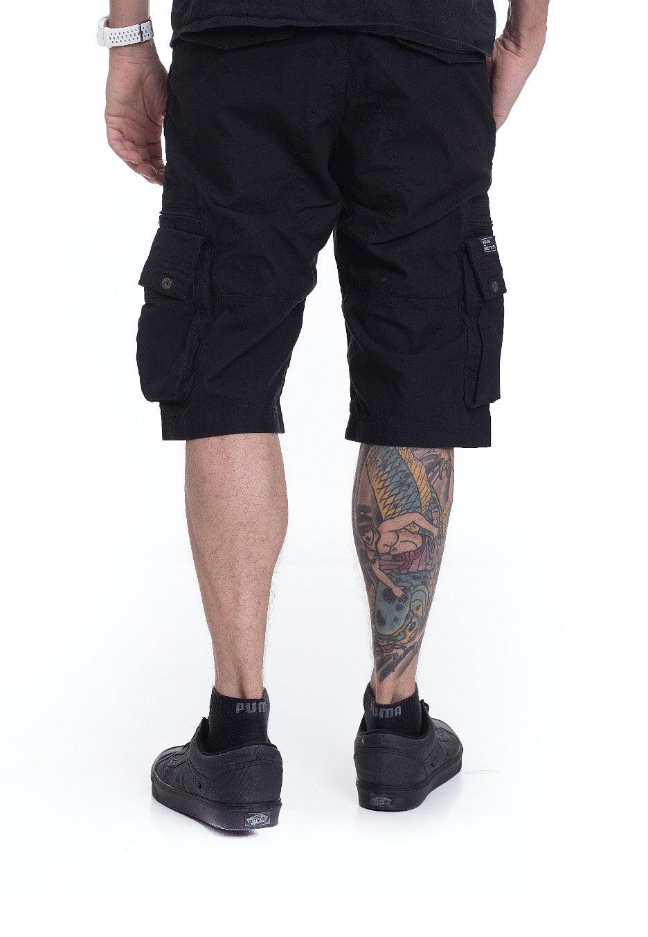 Vintage Industries - Gandor Black - Shorts | Men-Image