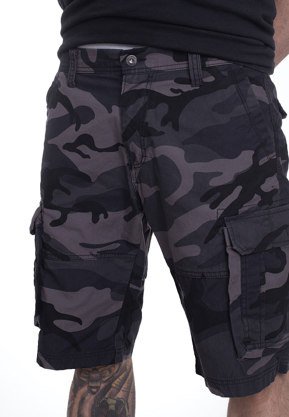 Vintage Industries - Rowing Dark Camo - Shorts | Men-Image