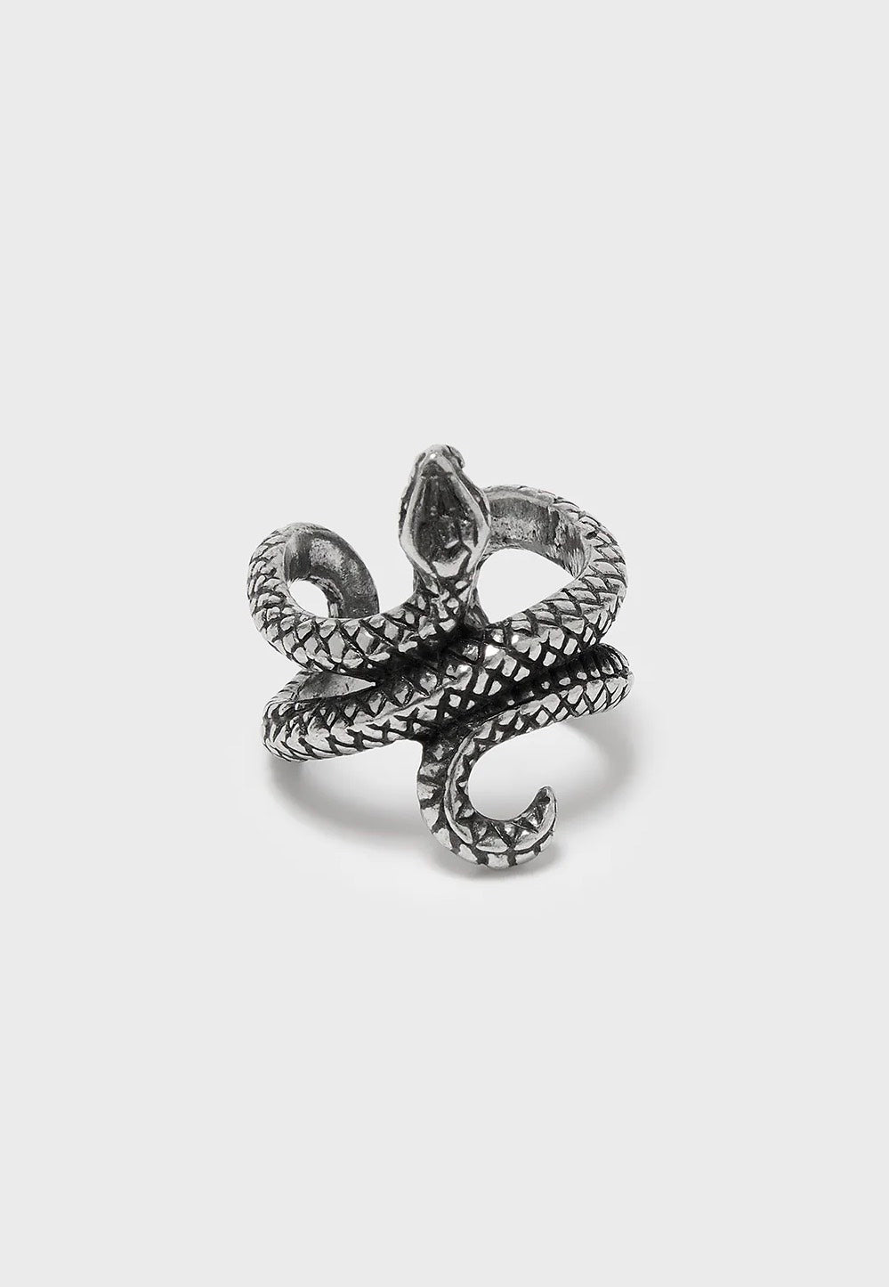 Killstar - Vipers Sting Adjustable Silver - Ring | Neutral-Image