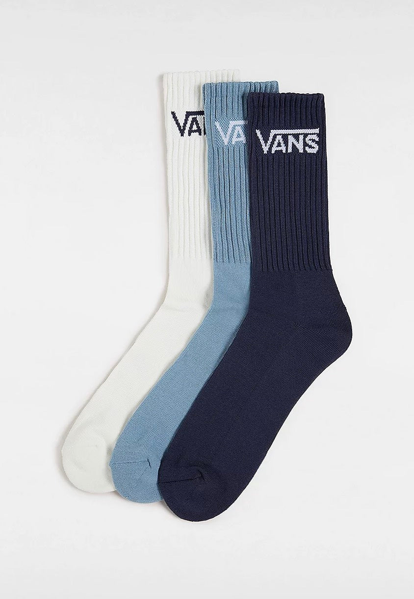 Vans - Classic Crew Pack Of 3 Parisian Night - Socks | Neutral-Image