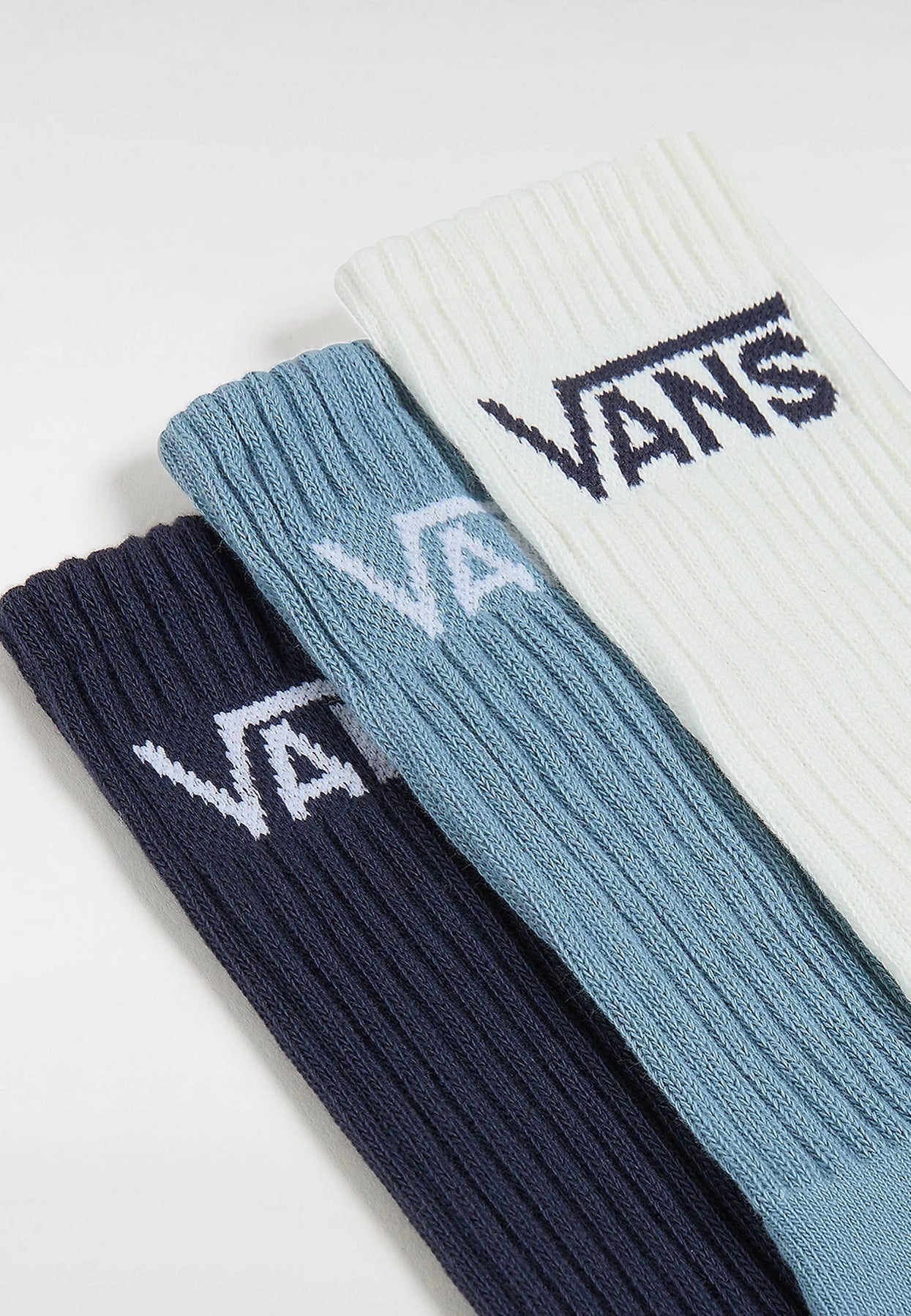 Vans - Classic Crew Pack Of 3 Parisian Night - Socks | Neutral-Image