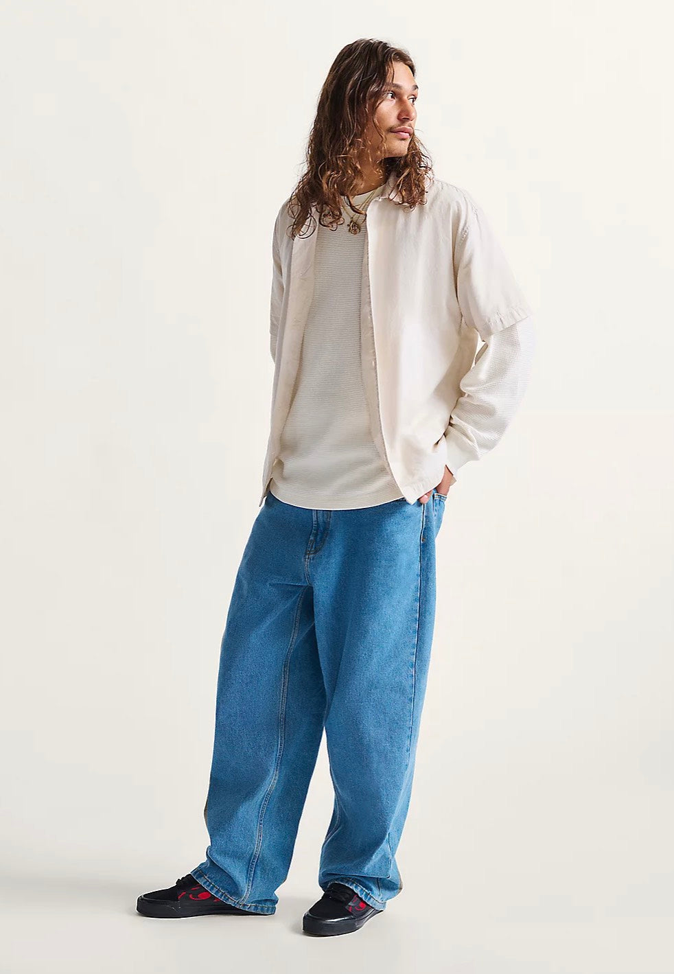 Vans - Kessler Checkerboard Woven White/Marshmallow - Shirt | Men-Image