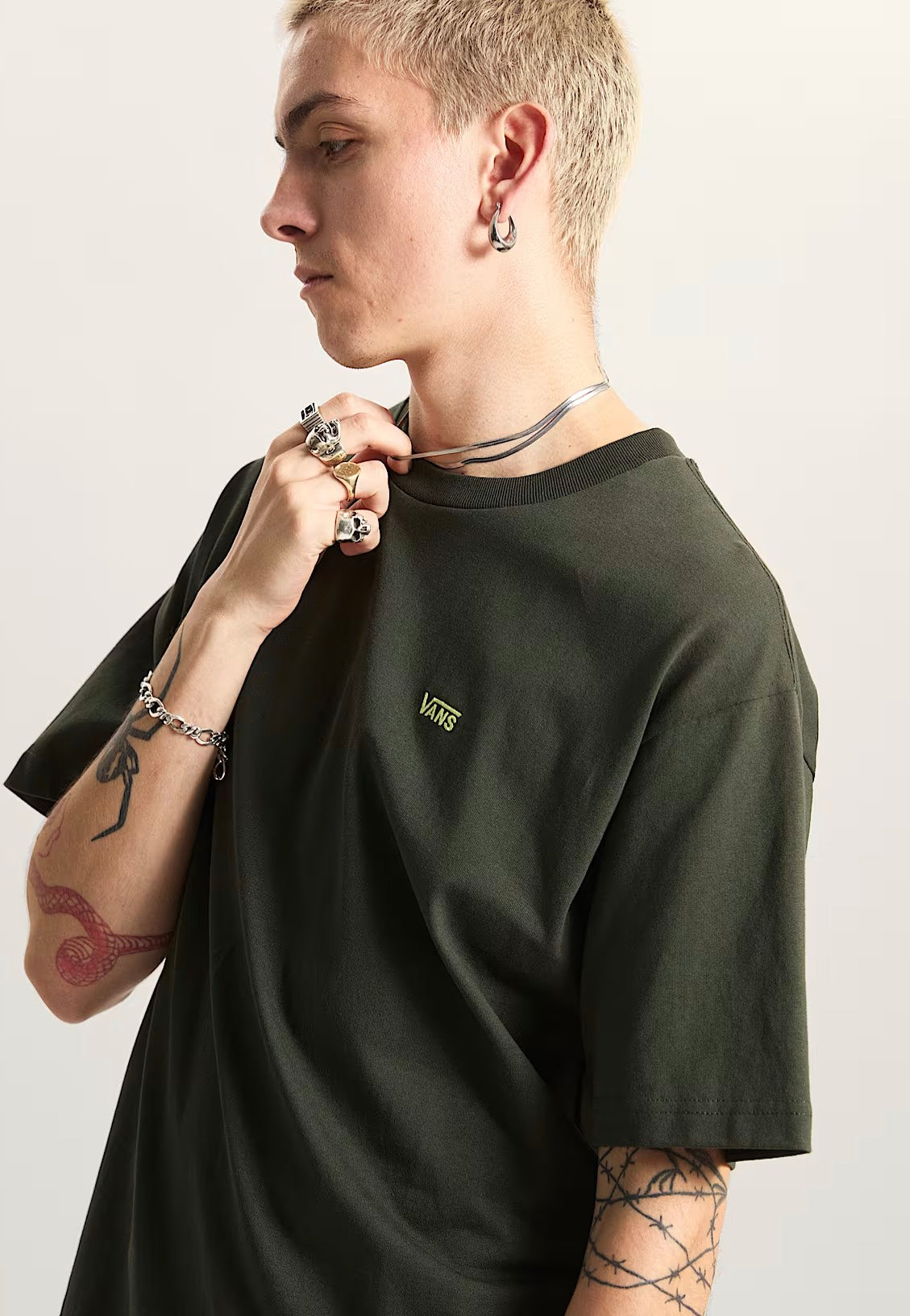 Vans - Left Chest II Loose Dried Kelp - T-Shirt | Men-Image