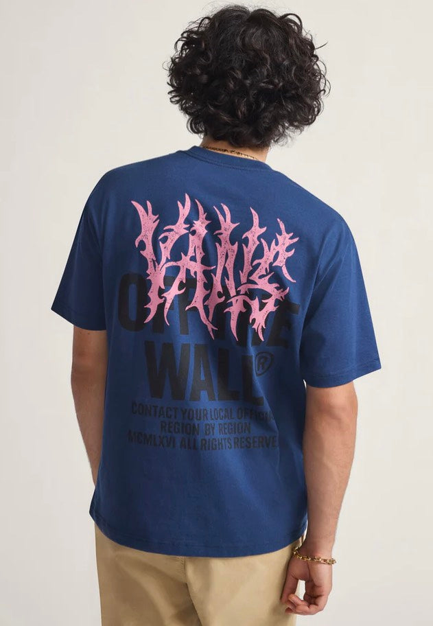 Vans - Metal Wall Navy - T-Shirt | Men-Image