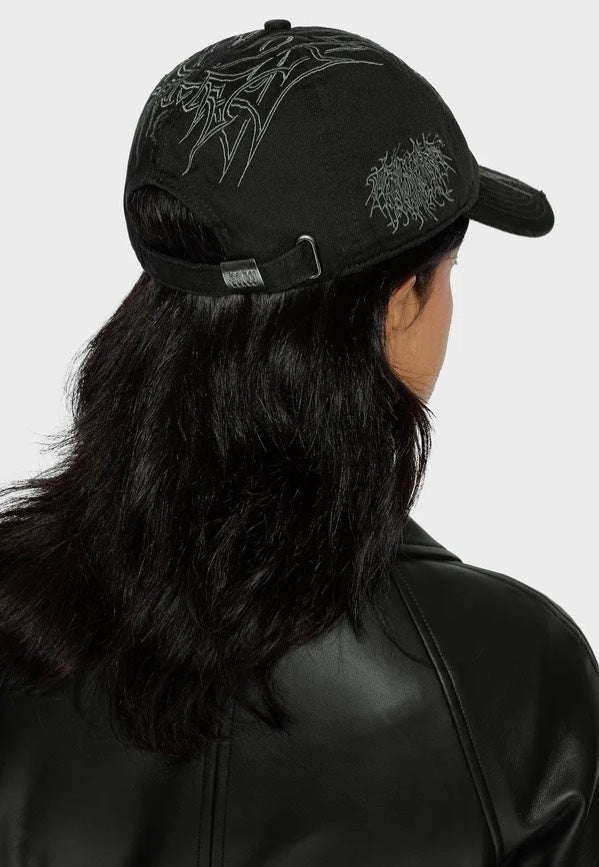 Mary Wyatt Void Distressed Black Gorra | Neutral-Image
