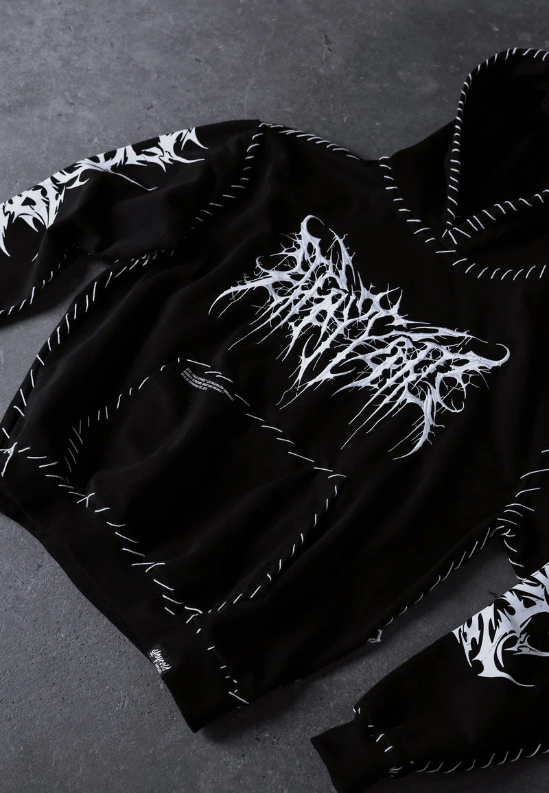 Stay Cold Apparel - Void Woven Oversized Black - Hoodie | Men-Image