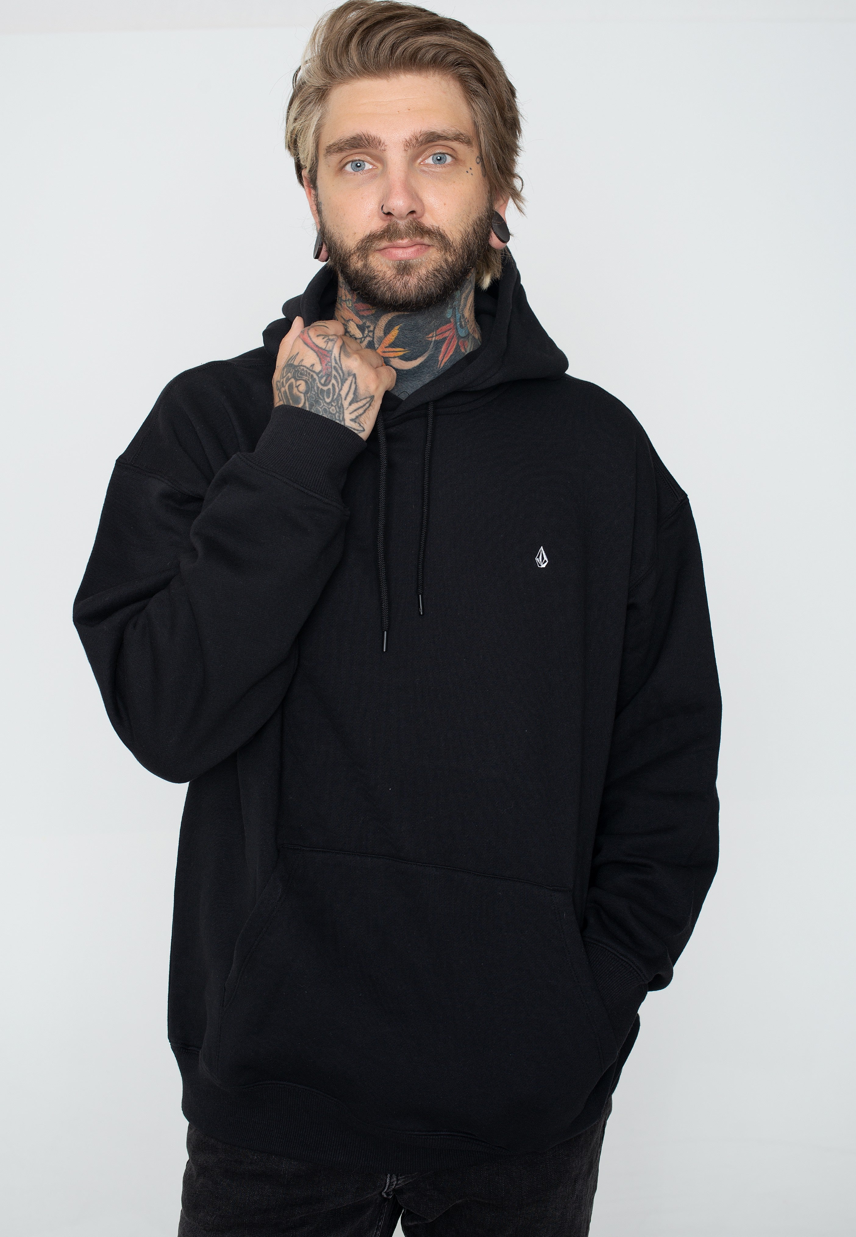 Volcom - Single Stone Black - Hoodie | Men-Image