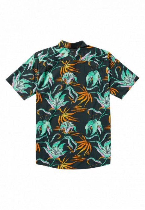 Volcom - Brainmelter Floral Black Green - Shirt | Men-Image